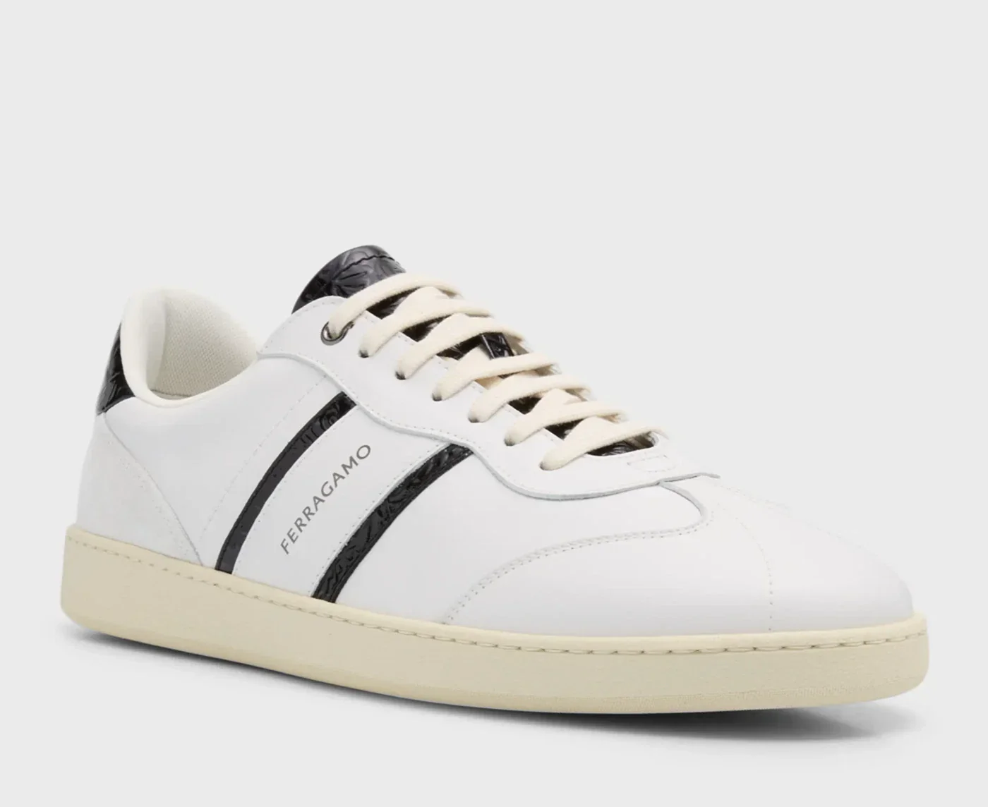 Ferragamo Achille 2 Leather Sneakers - Image 3