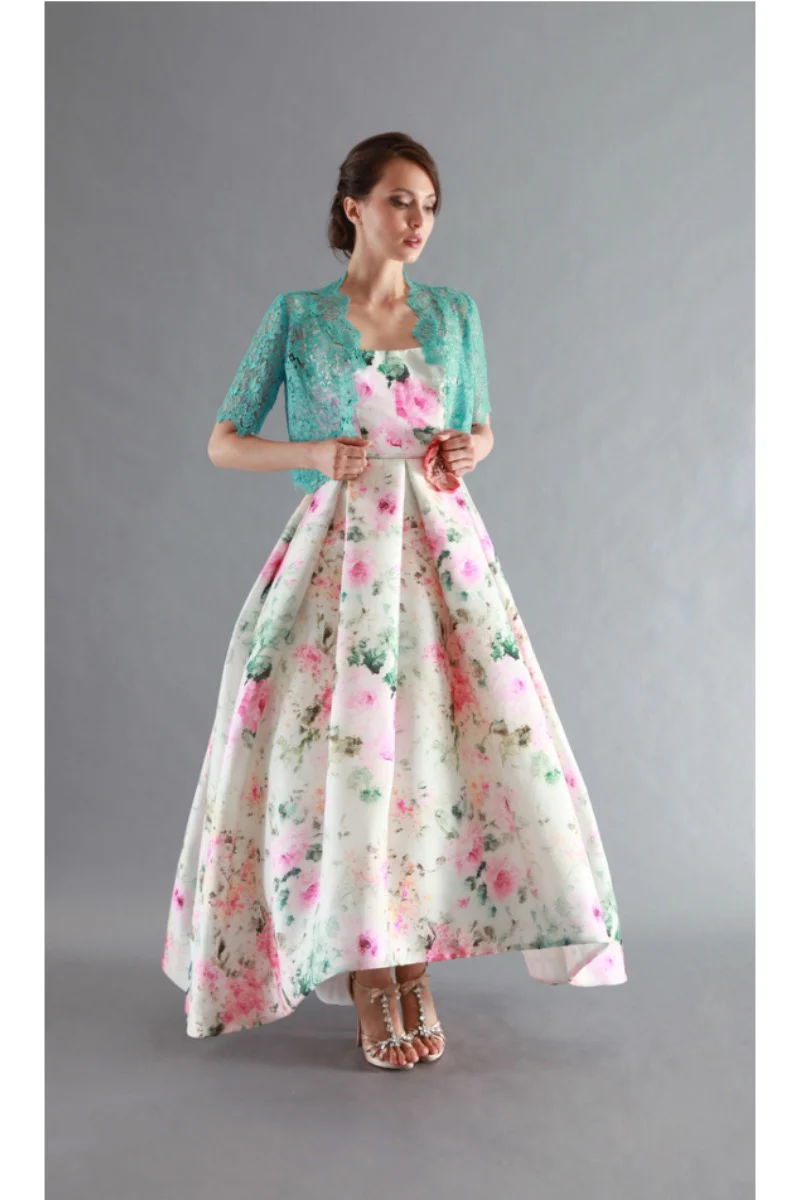 14 High Low Gown with Jacket
