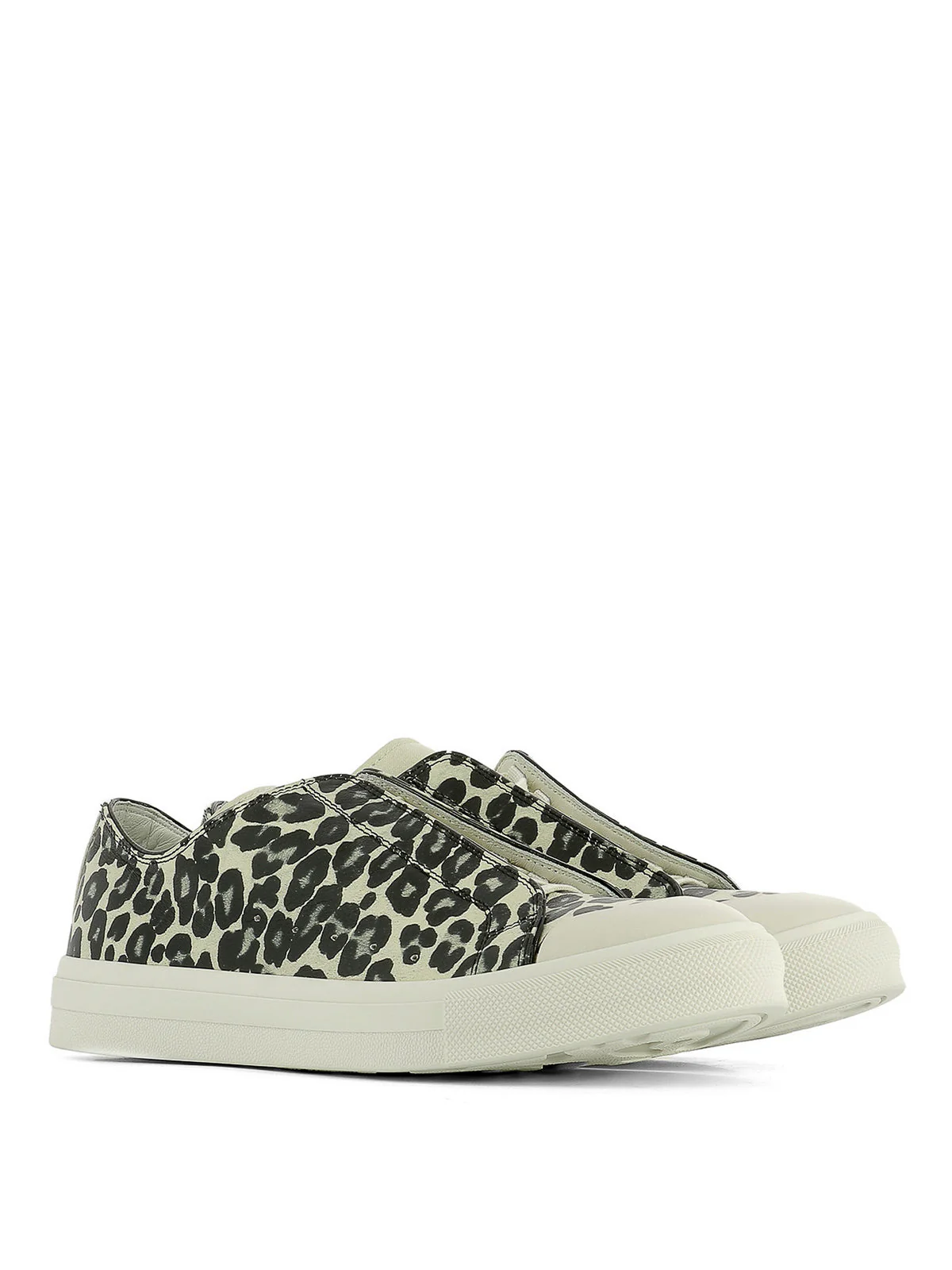 Alexander Mcqueen Printed leather low top sneakers - Image 2
