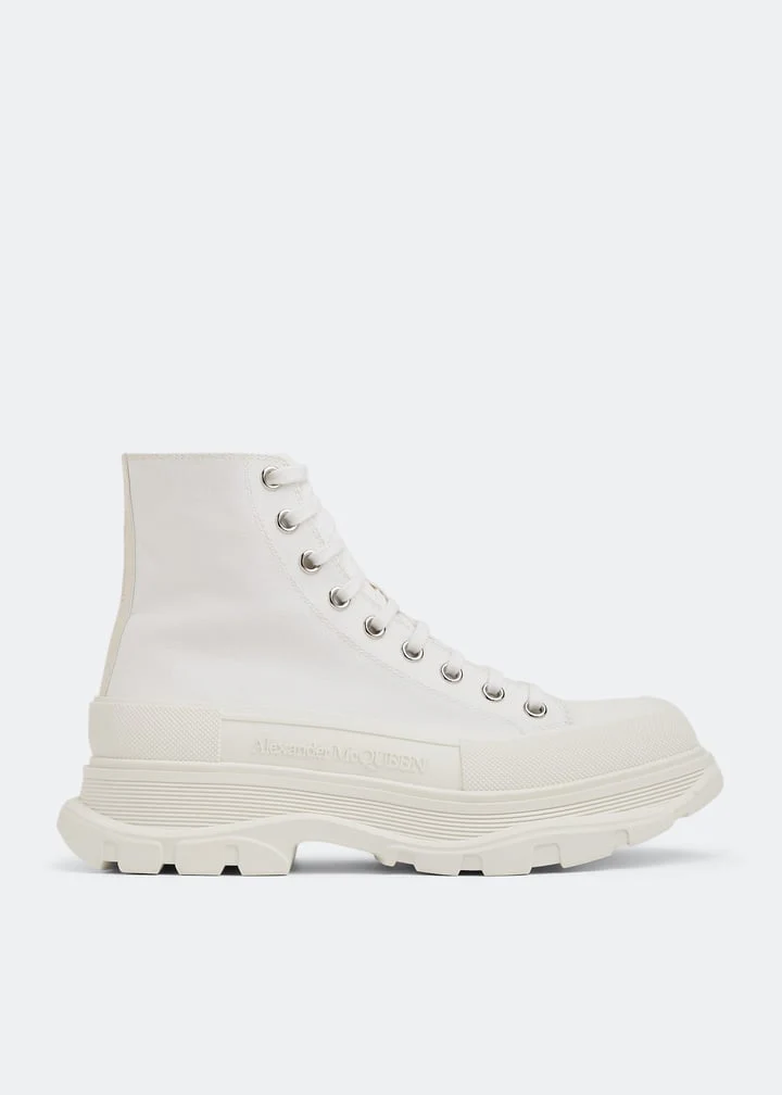 Alexander McQueen Tread Slick Boot 'Triple White'