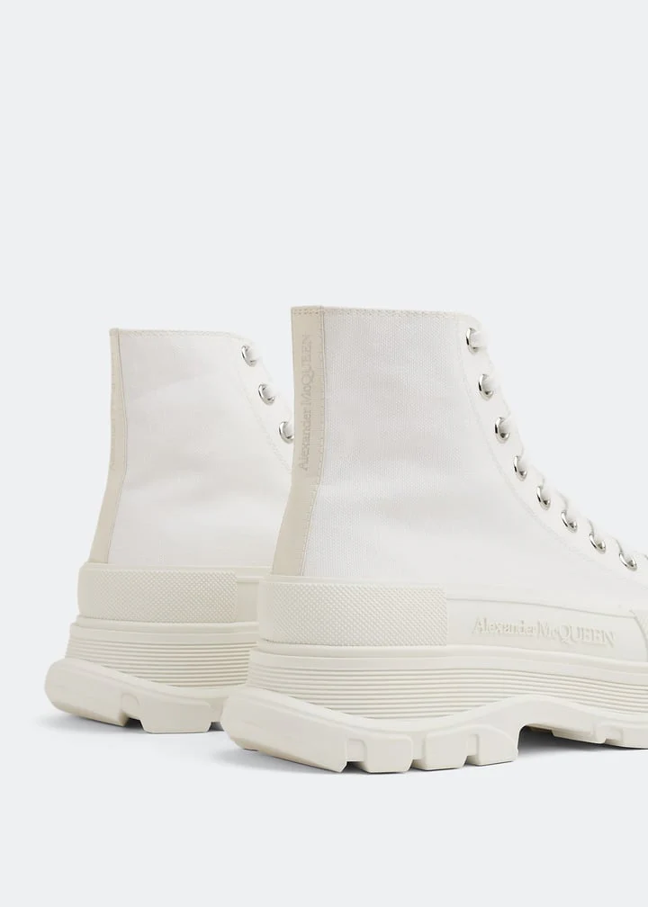 Alexander McQueen Tread Slick Boot 'Triple White' - Image 2