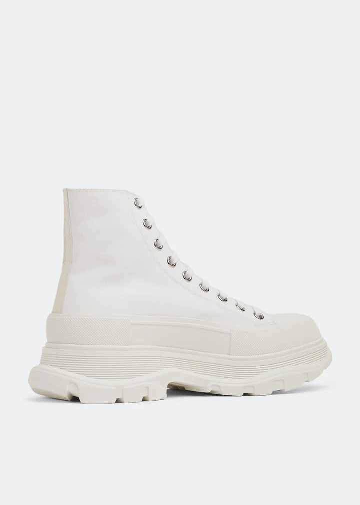 Alexander McQueen Tread Slick Boot 'Triple White' - Image 3