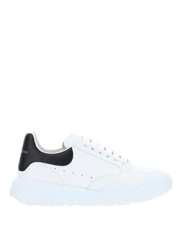 Alexander McQueen Oversized Court Trainer 'Black' - Image 3