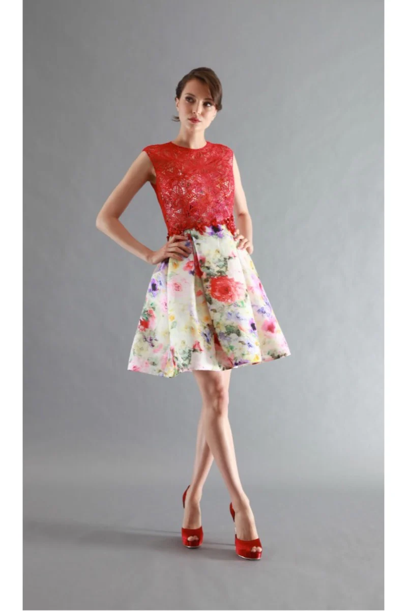 64 Gizzy Red Floral-F