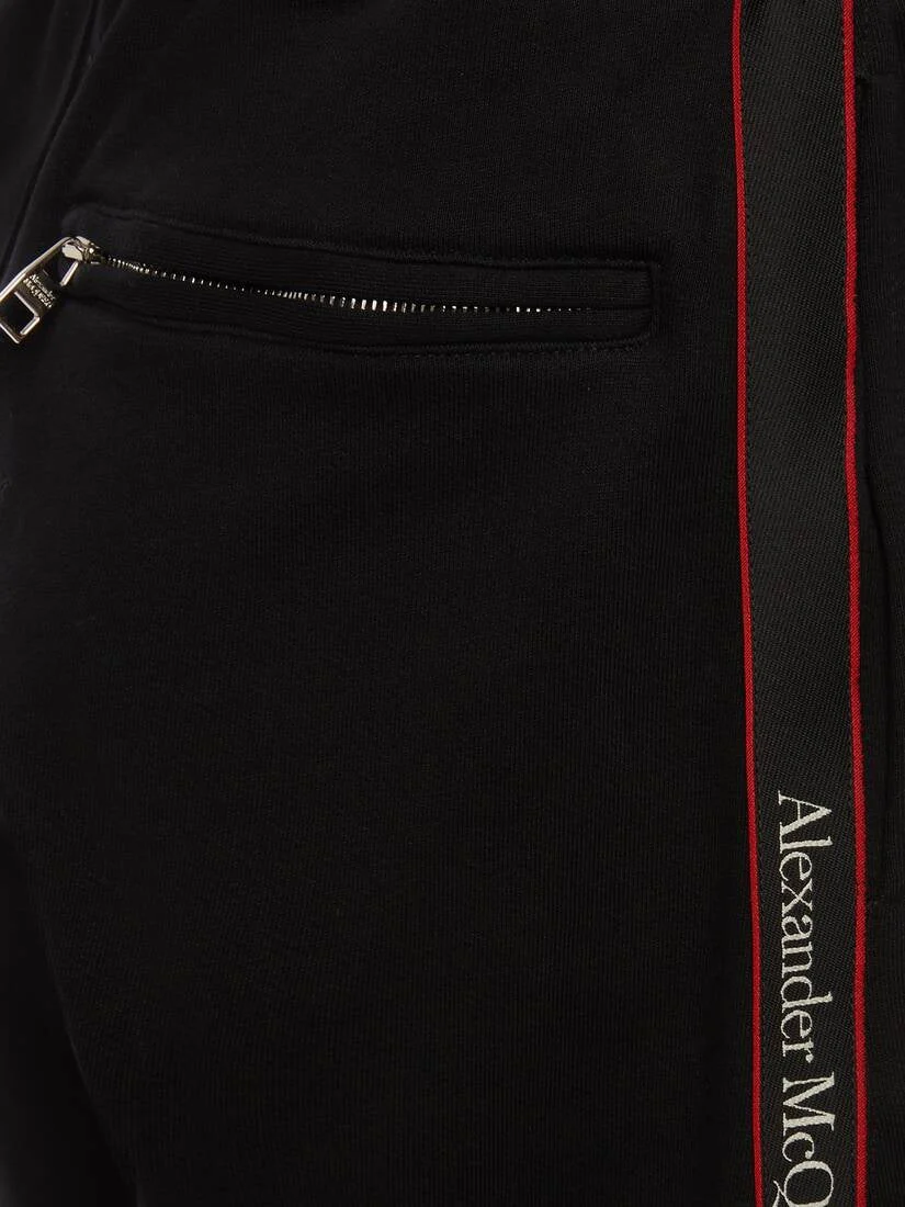 Alexander Mcqueen Men Black Cotton Bermuda Shorts - Image 2