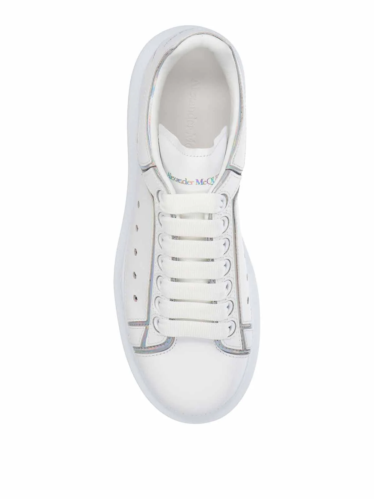 Alexander Mcqueen Oversized Sneakers "White Silver" - Image 3