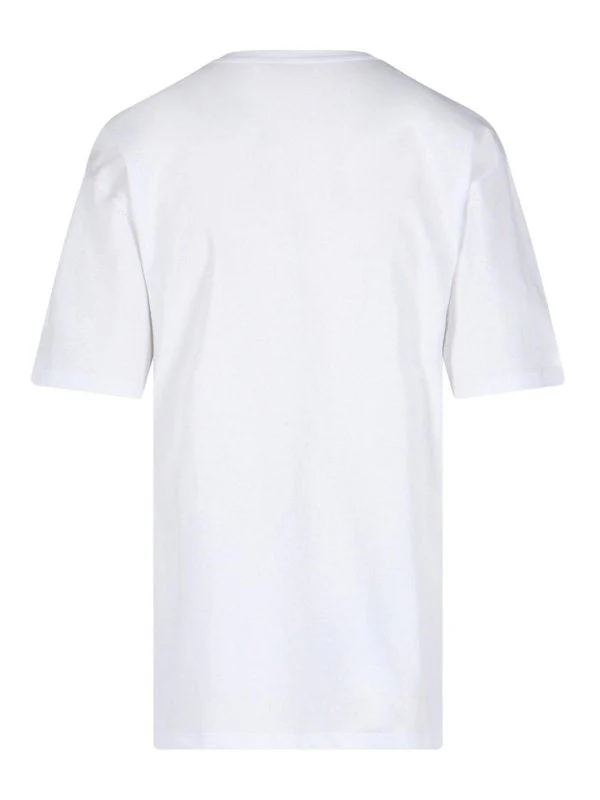 Alexander Mcqueen Graffiti Logo Short Sleeve T-shirt in White - Image 2