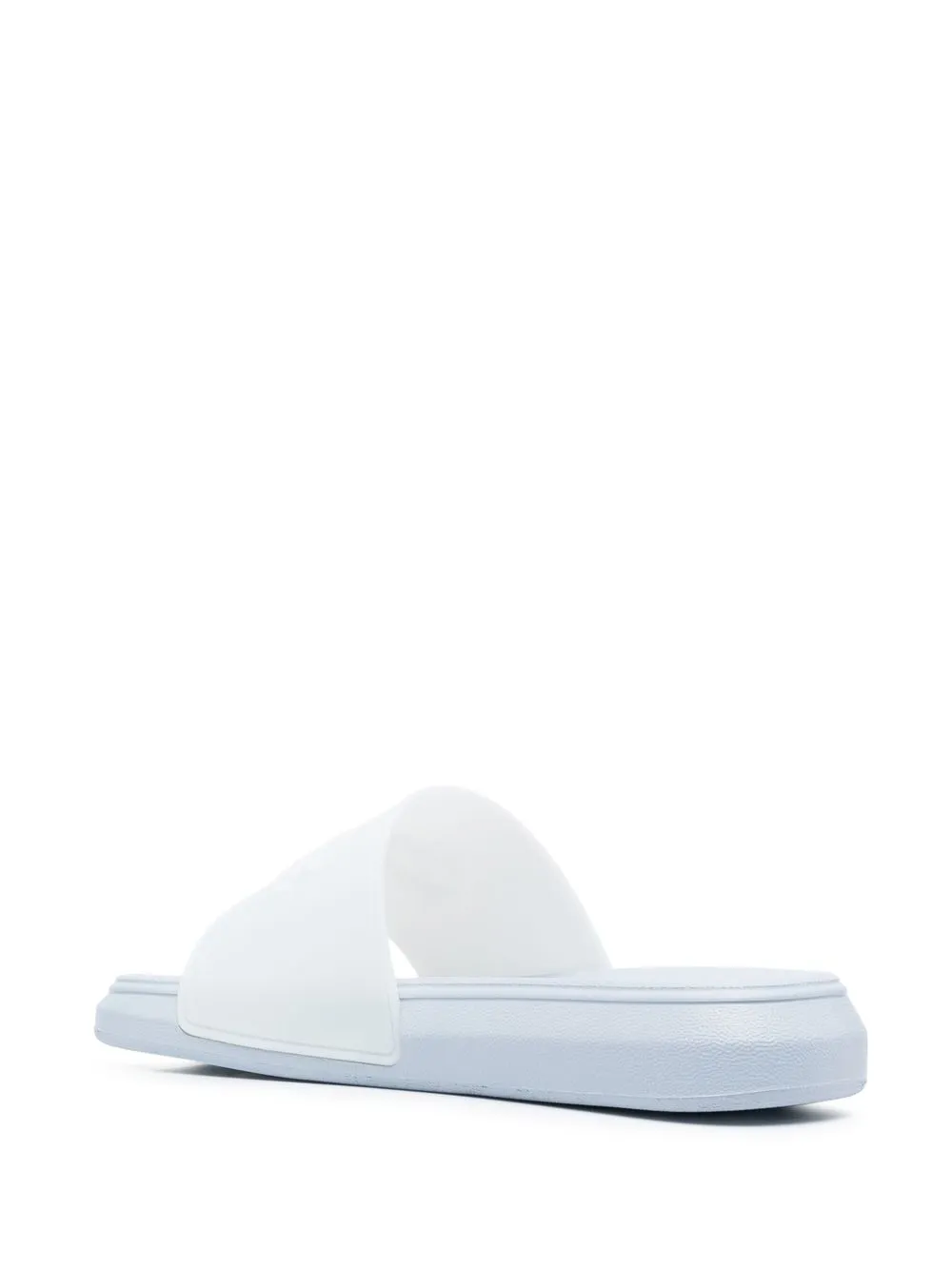 Alexander Mcqueen Wmns Logo Slides 'White Mix' - Image 5