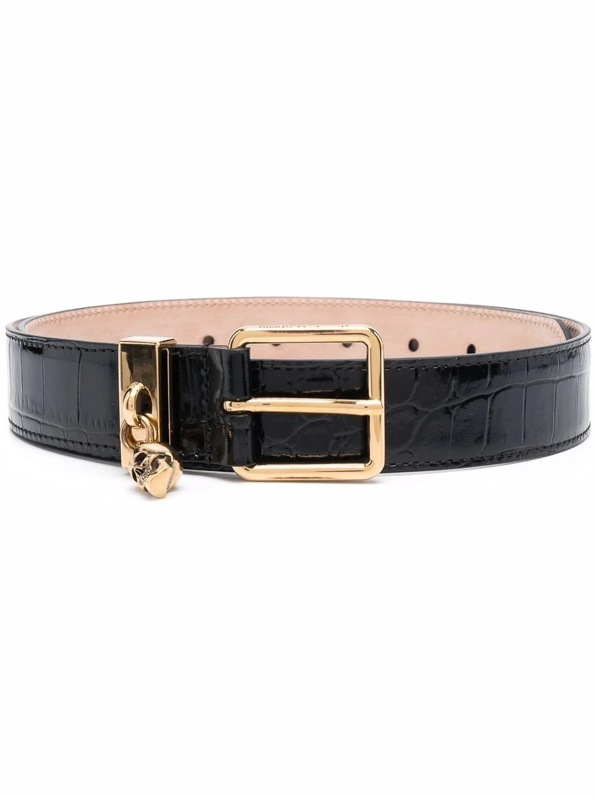 Alexander McQueen Skull Leather Belt