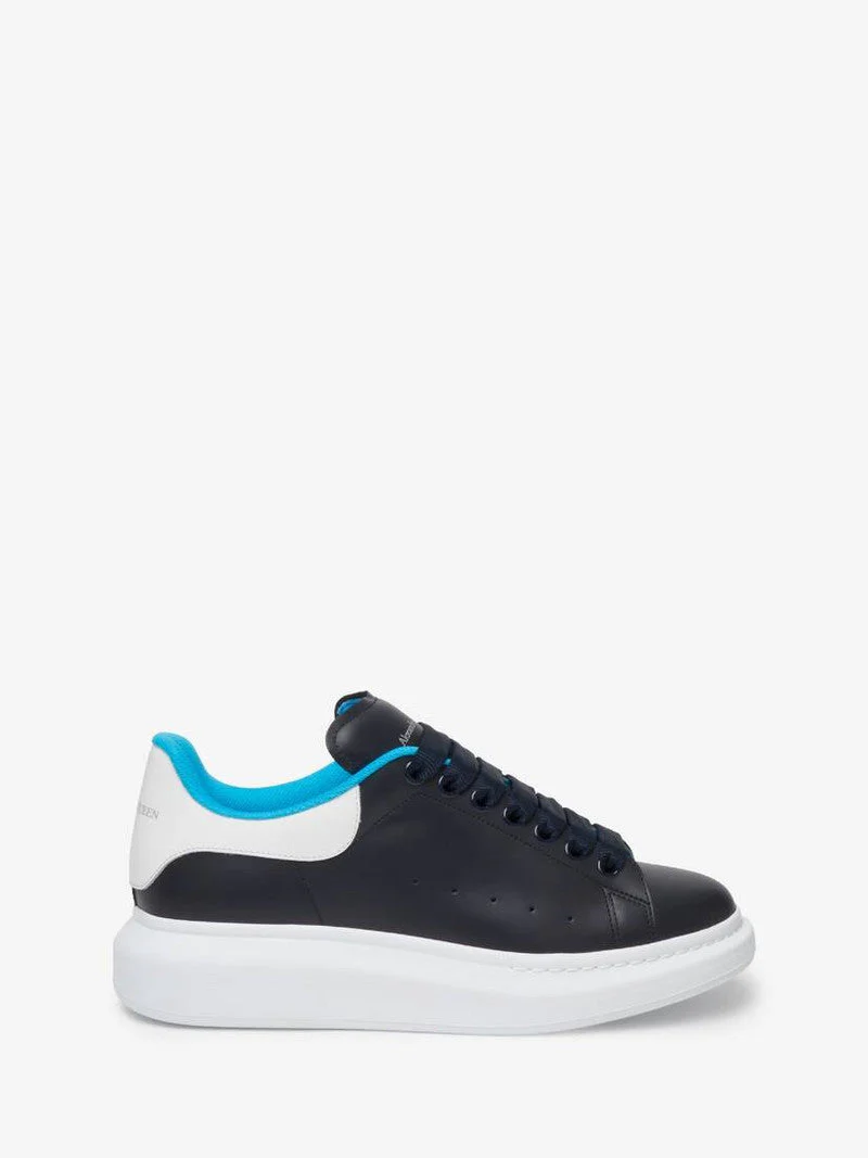 Alexander McQueen Oversized Sneaker in Navy/white/lapis Blue