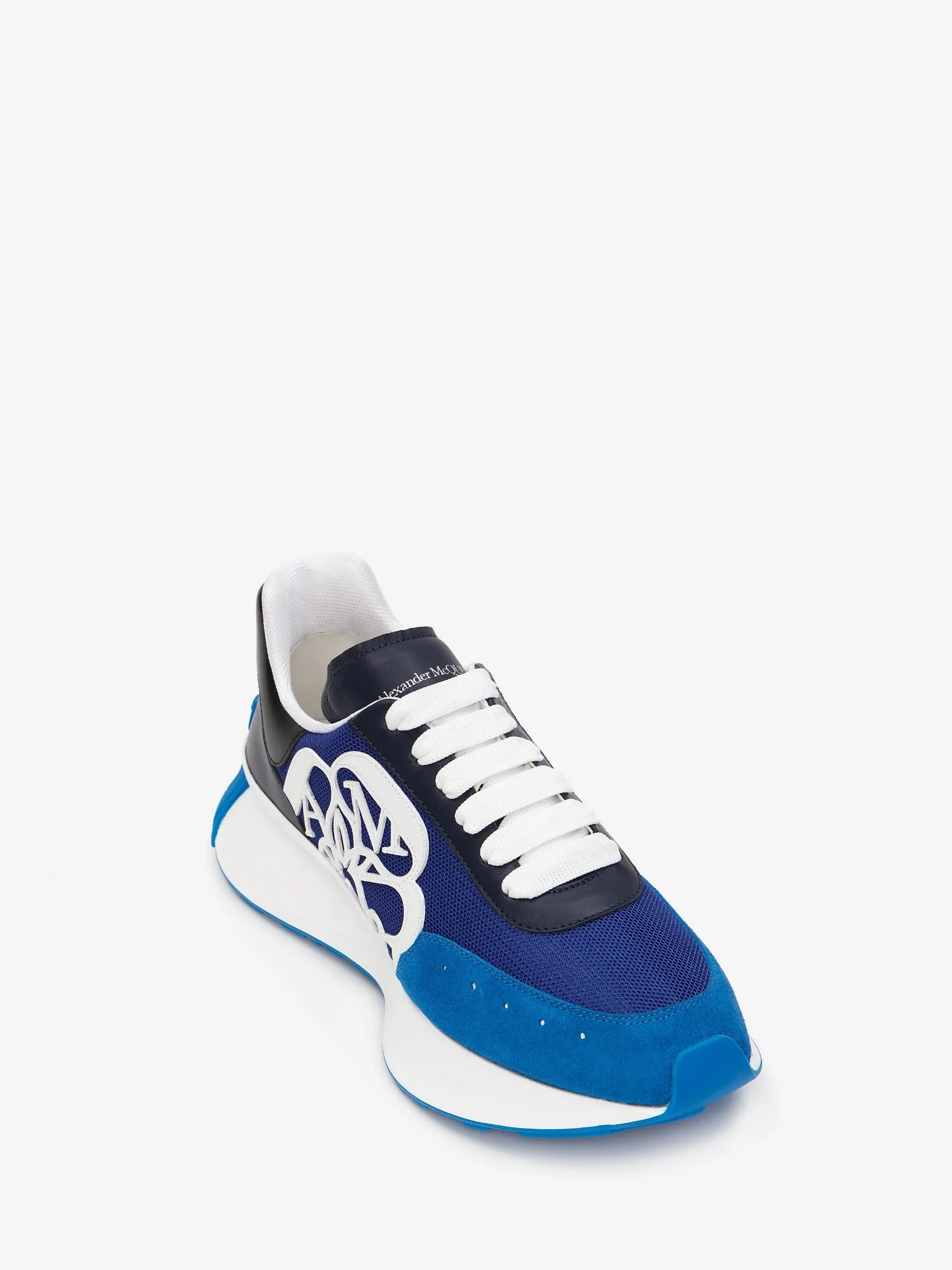 Alexander Mcqueen Sprint Runner Low-Top Sneakers in Blue - Image 2
