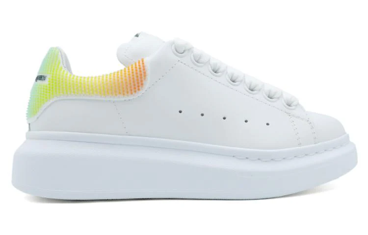Alexander McQueen Oversized Sneaker in White/Multi Color - Image 2