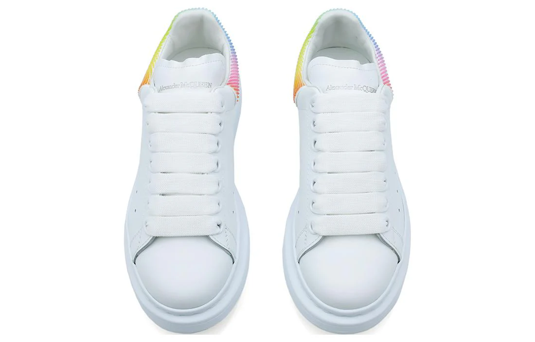 Alexander McQueen Oversized Sneaker in White/Multi Color - Image 4