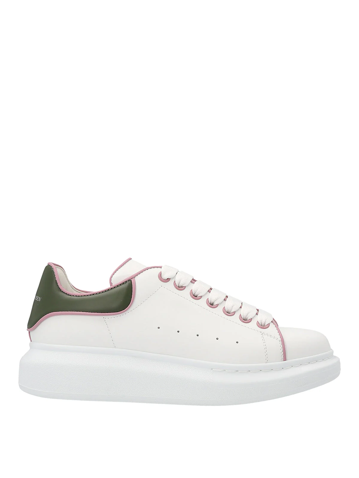 Alexander McQueen Oversized in White/Military Green