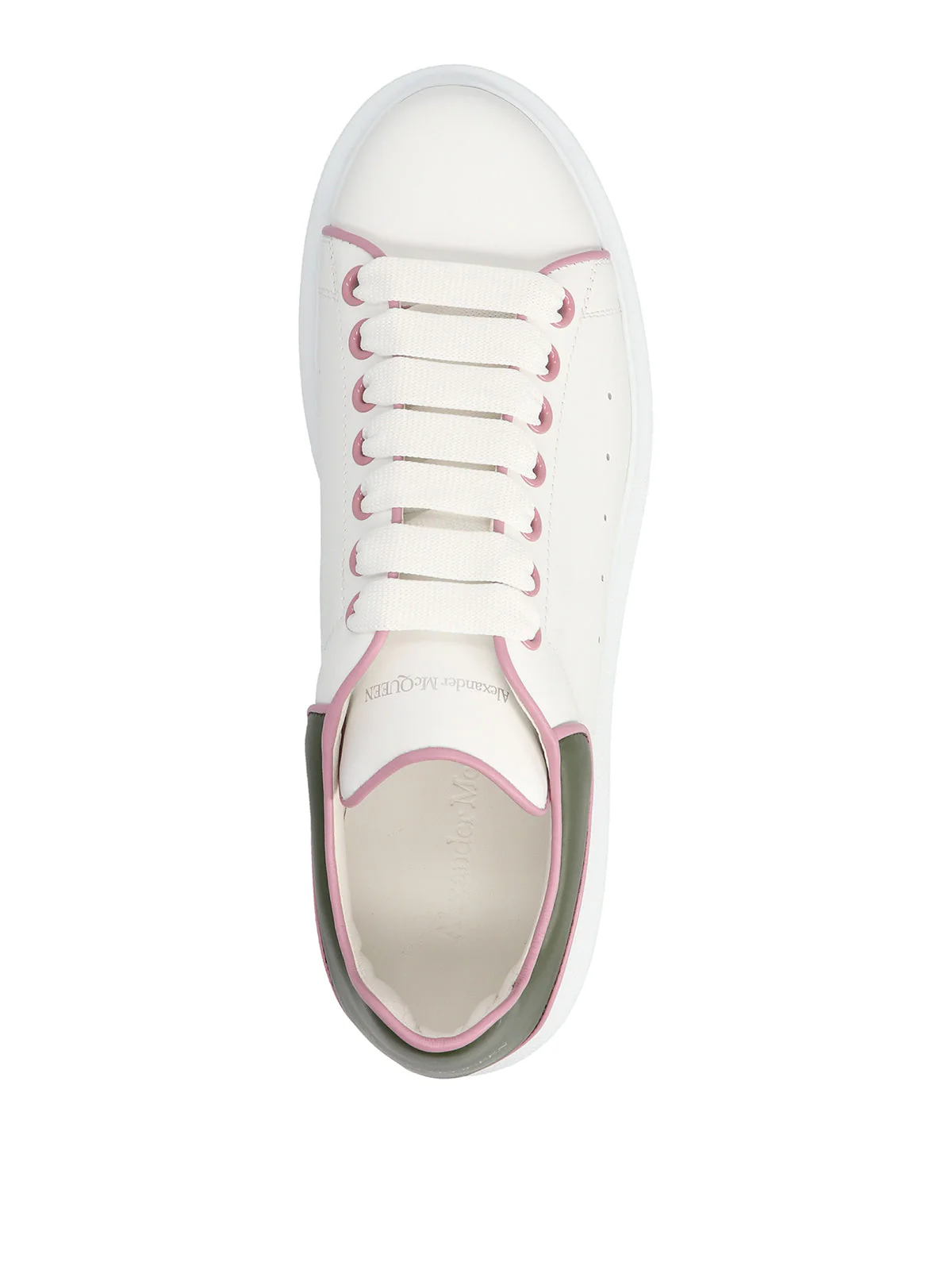Alexander McQueen Oversized in White/Military Green - Image 3