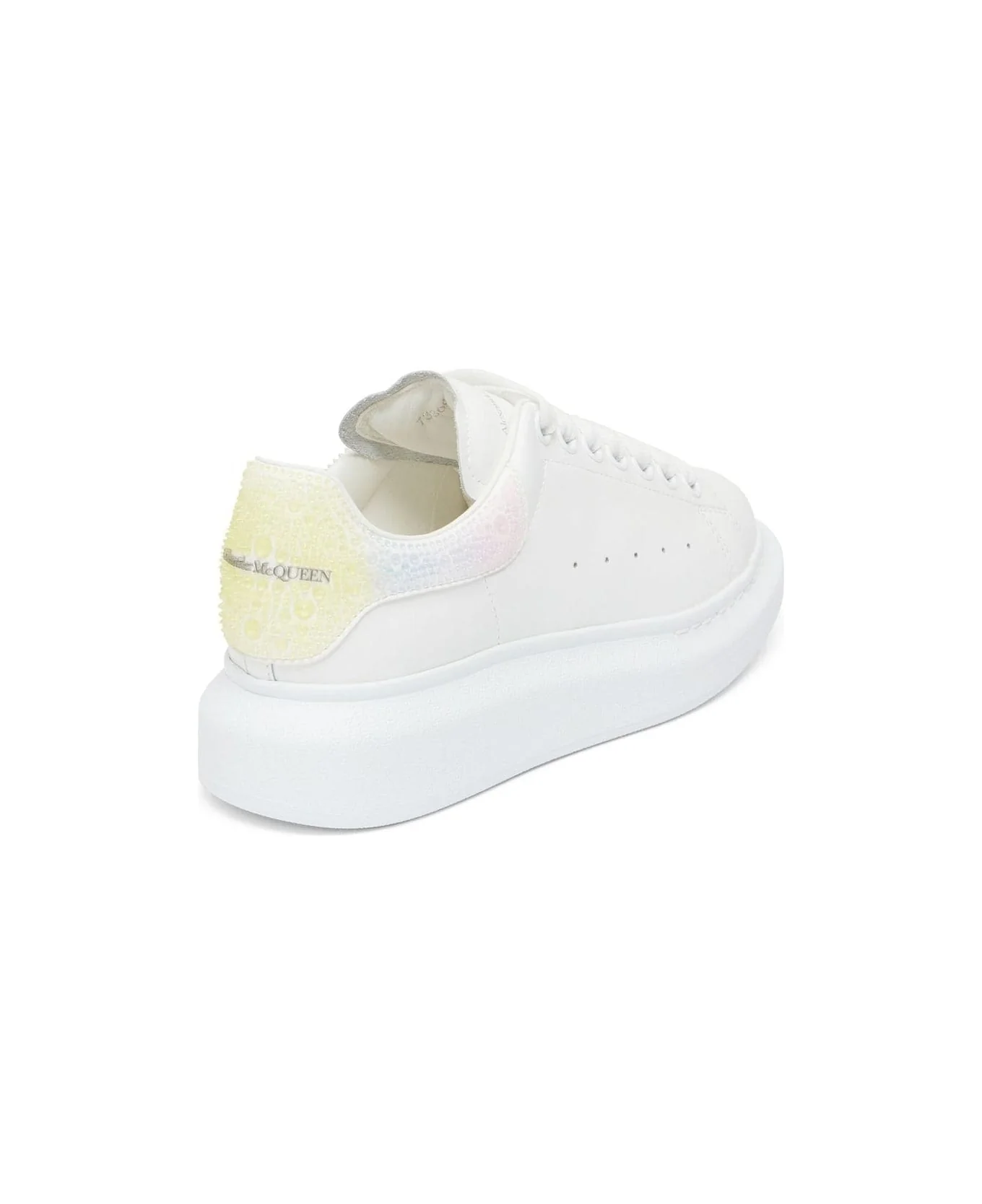 Alexander McQueen Oversized Sneaker in White/Multi Color - Image 2