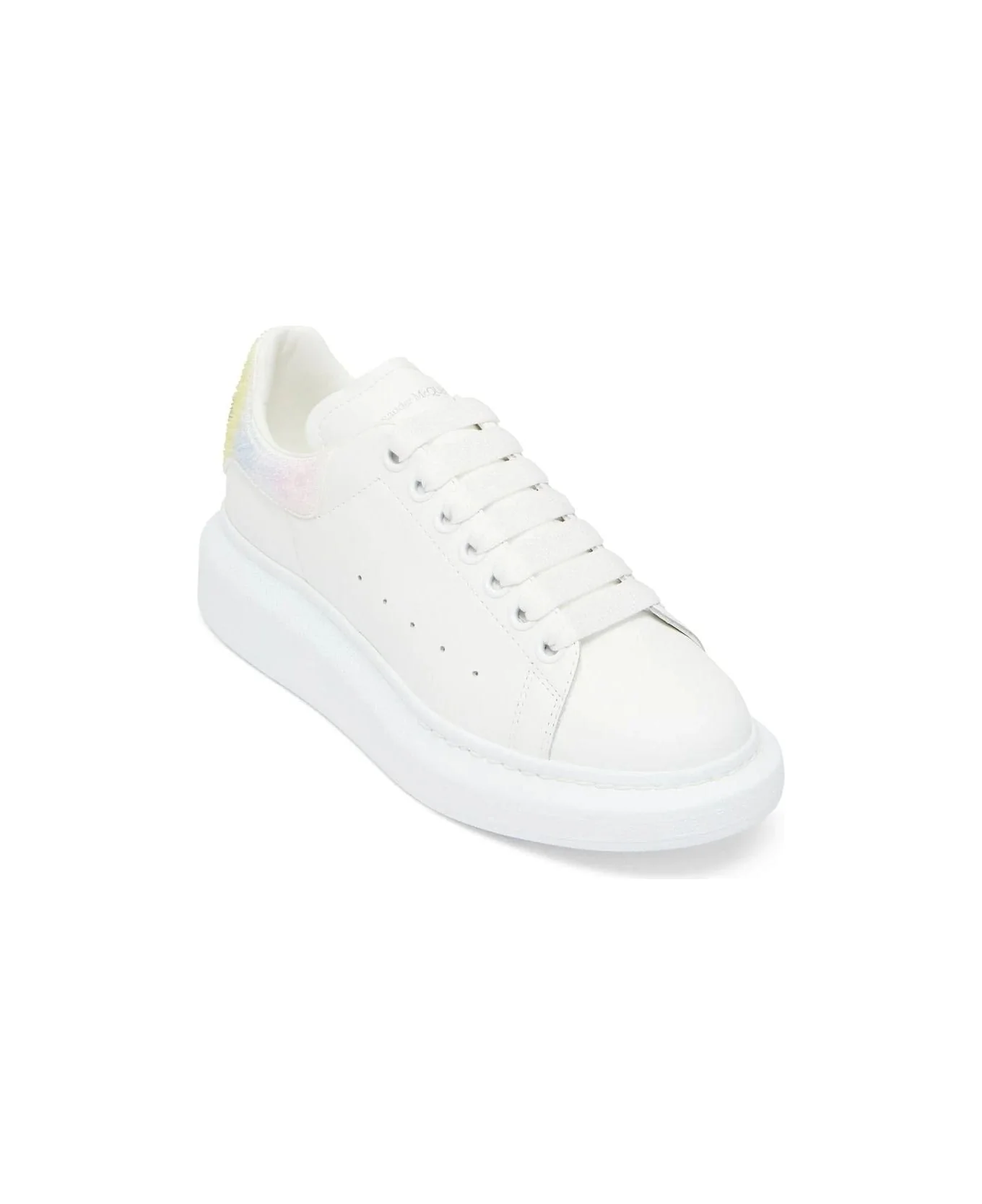 Alexander McQueen Oversized Sneaker in White/Multi Color - Image 3