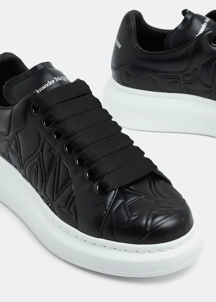 Alexander McQueen Quilted Oversized Sneaker in Black - Image 2