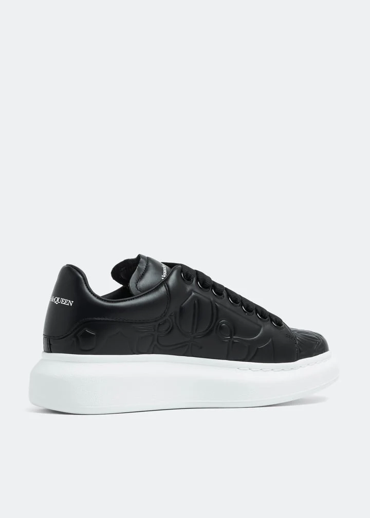 Alexander McQueen Quilted Oversized Sneaker in Black - Image 3