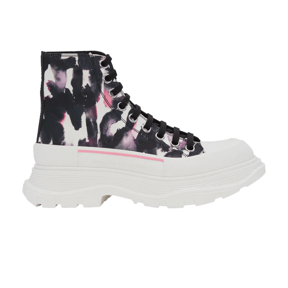 Alexander McQueen Wmns Tread Slick Boot 'Watercolour Graffiti'