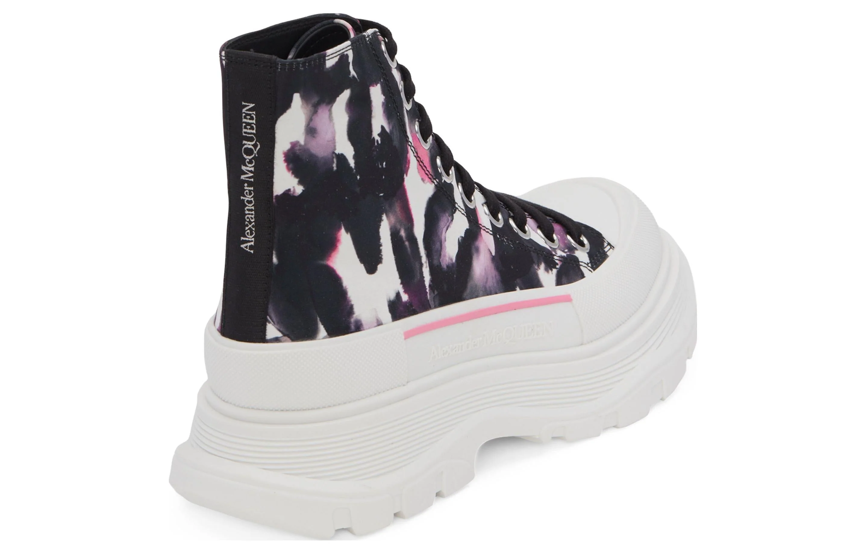 Alexander McQueen Wmns Tread Slick Boot 'Watercolour Graffiti' - Image 3