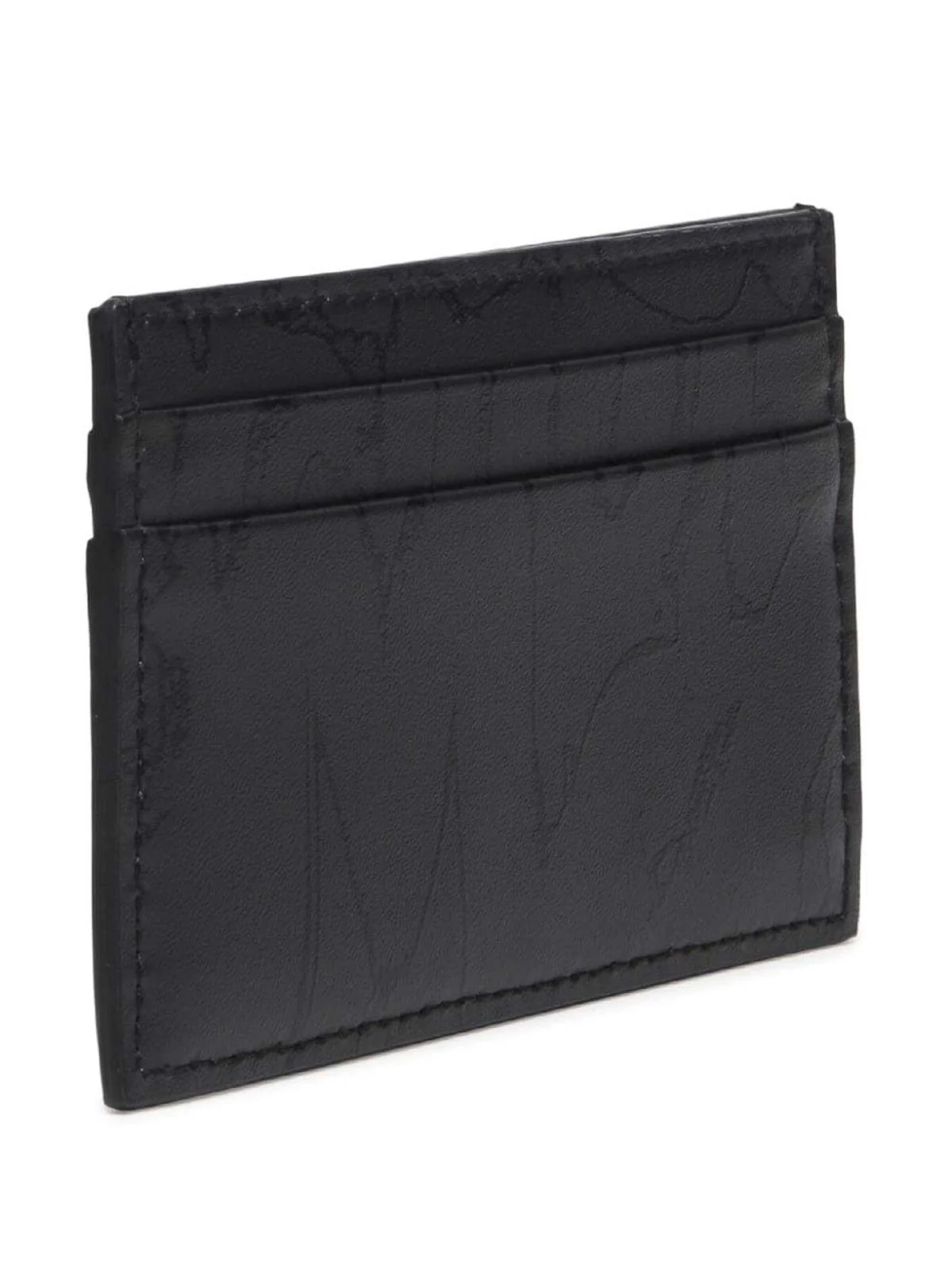 Alexander Mcqueen Graffiti Logo Card Holder in Black - Image 2