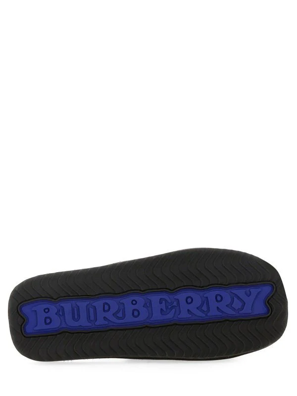 Burberry Checkered Trek Slides In Grain - Image 4