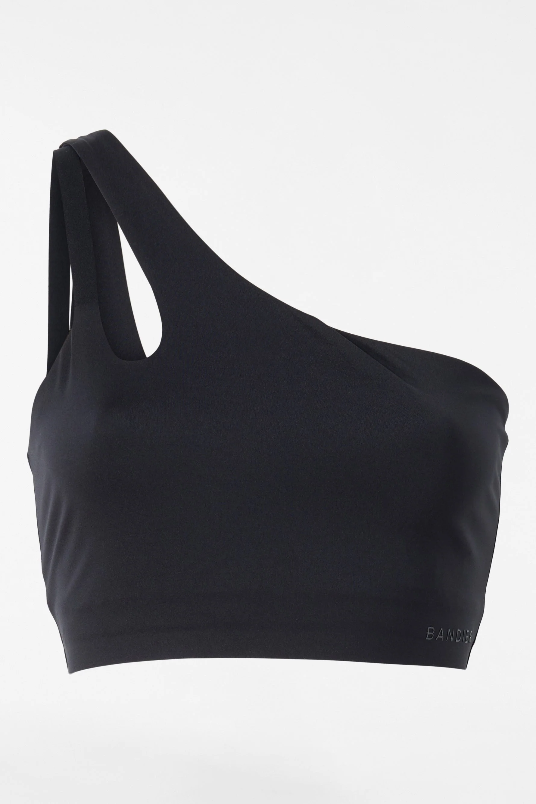 Aria One Shoulder Bra - Black - Image 9