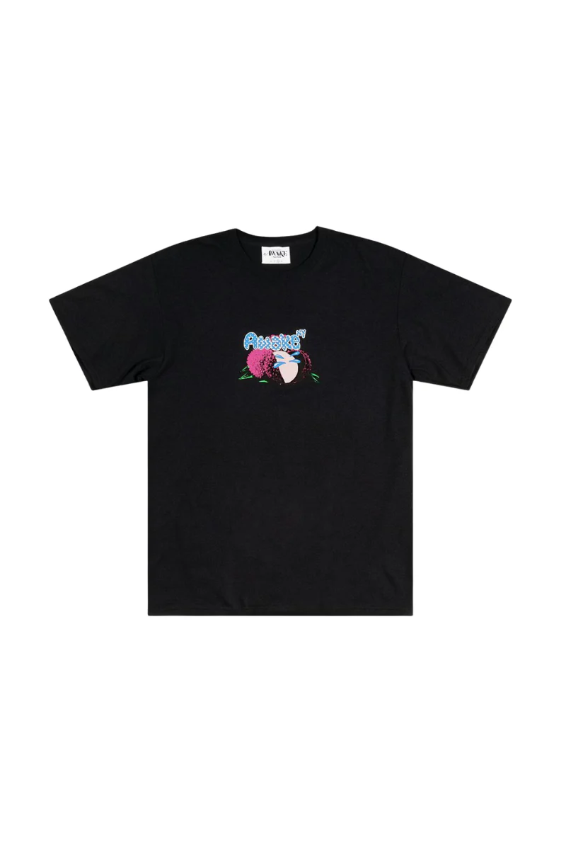 Awake NY Unisex Black Lychee T-Shirt