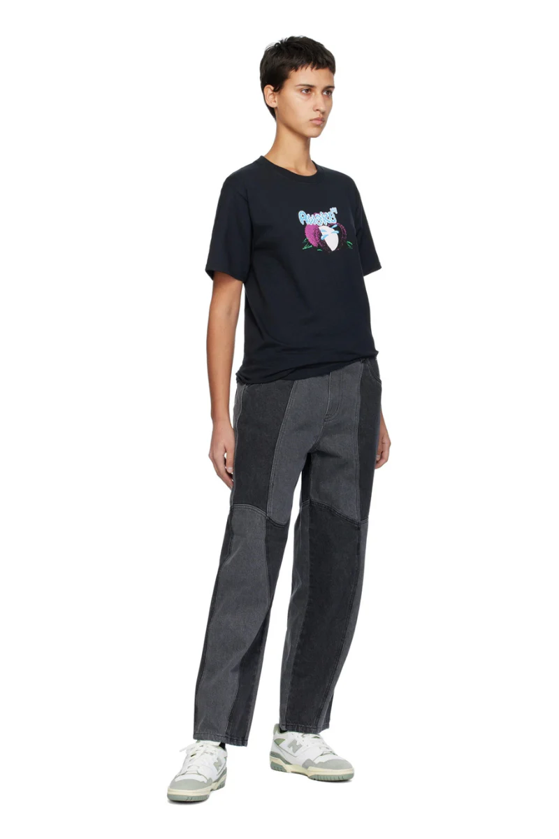 Awake NY Unisex Black Lychee T-Shirt - Image 4