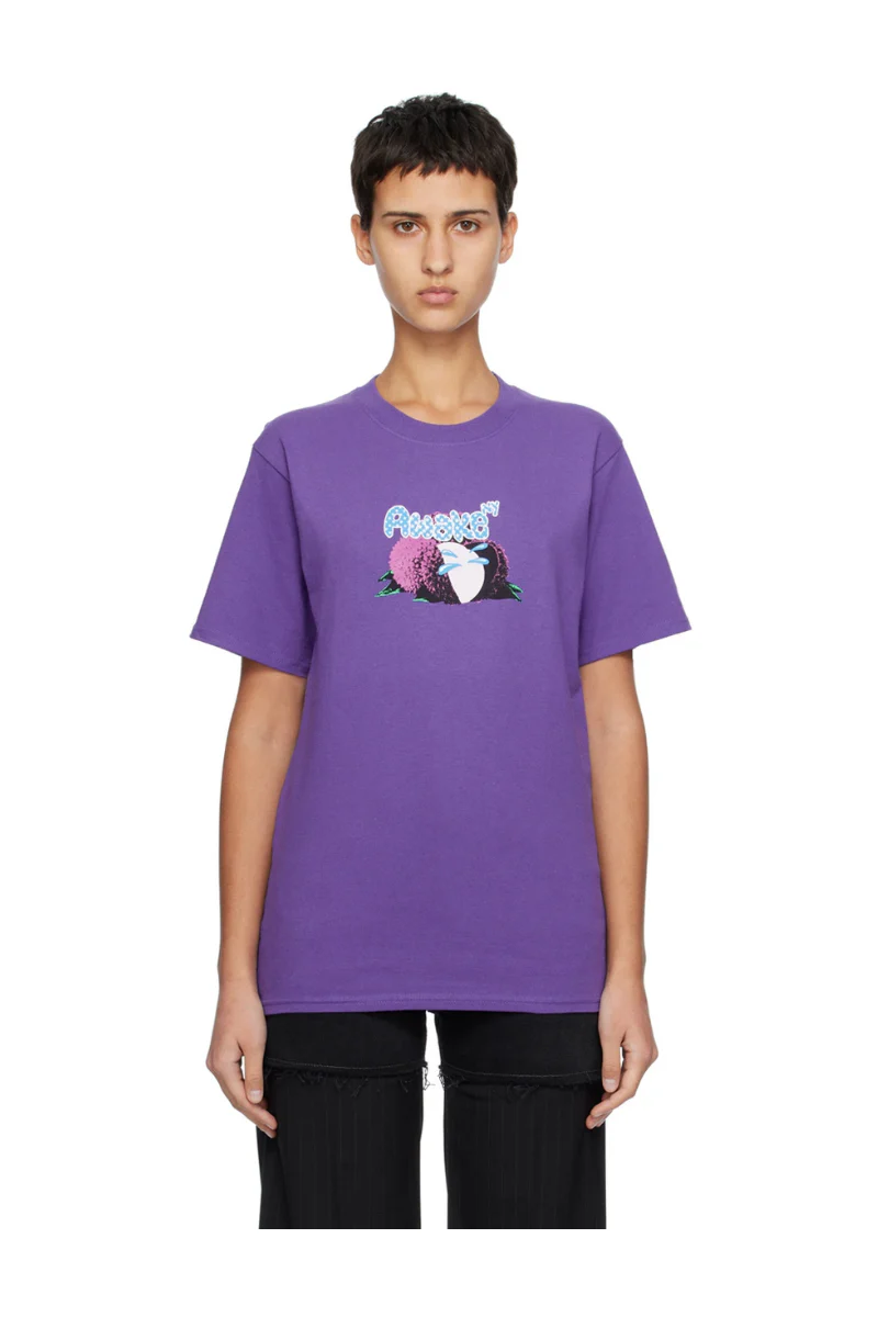 Awake NY Unisex Purple Lychee T-Shirt - Image 2