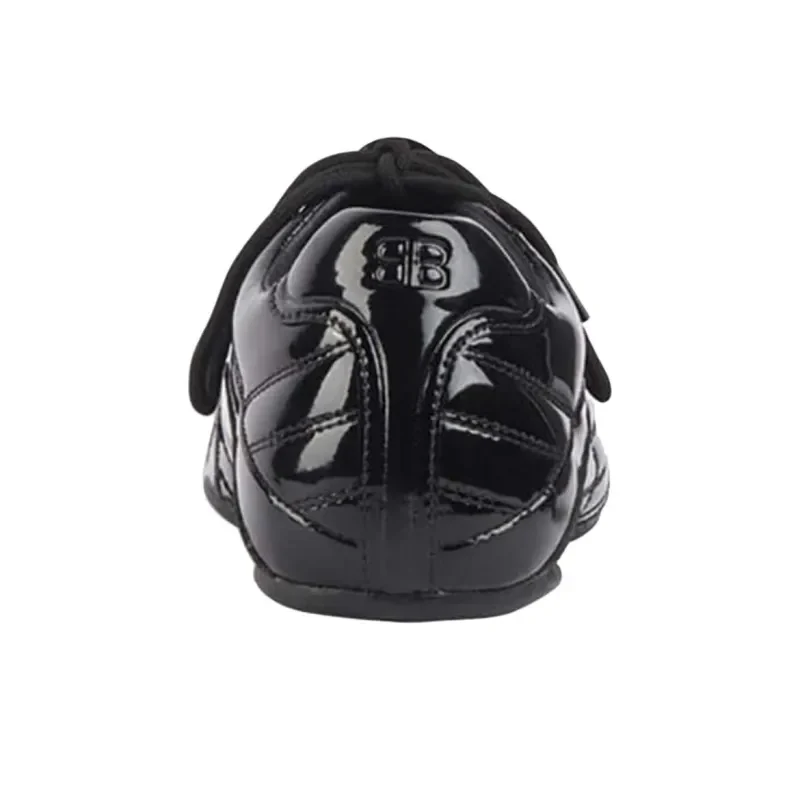Womens | Balenciaga Zen Sneakers 'Shiny Patent Black Leather - Image 4