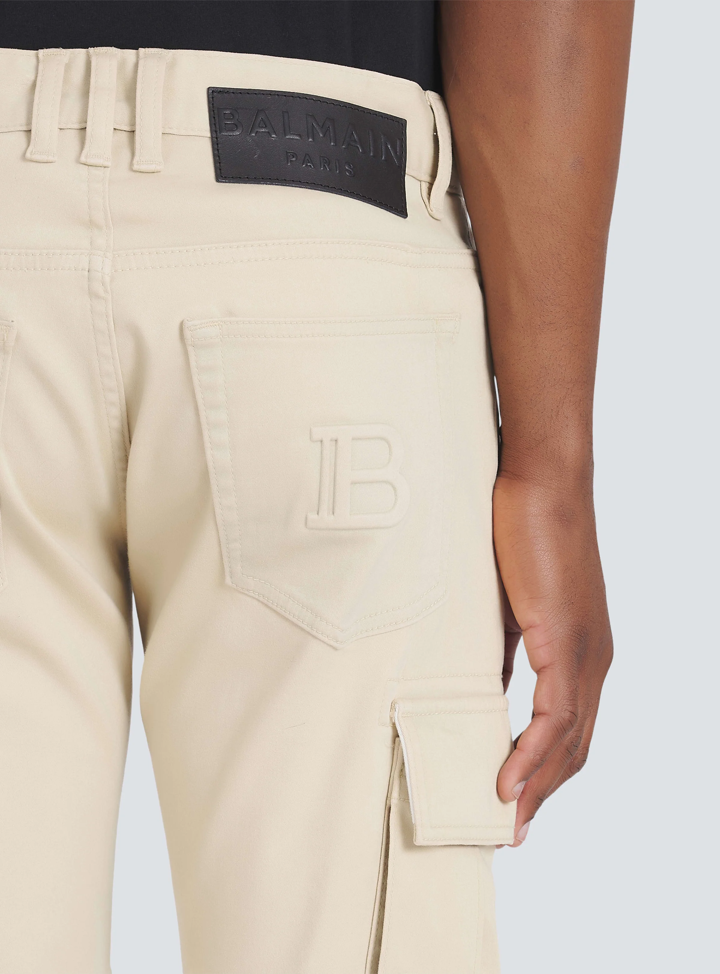 BALMAIN MEN'S CARGO COTTON PANTS NWT - Image 7