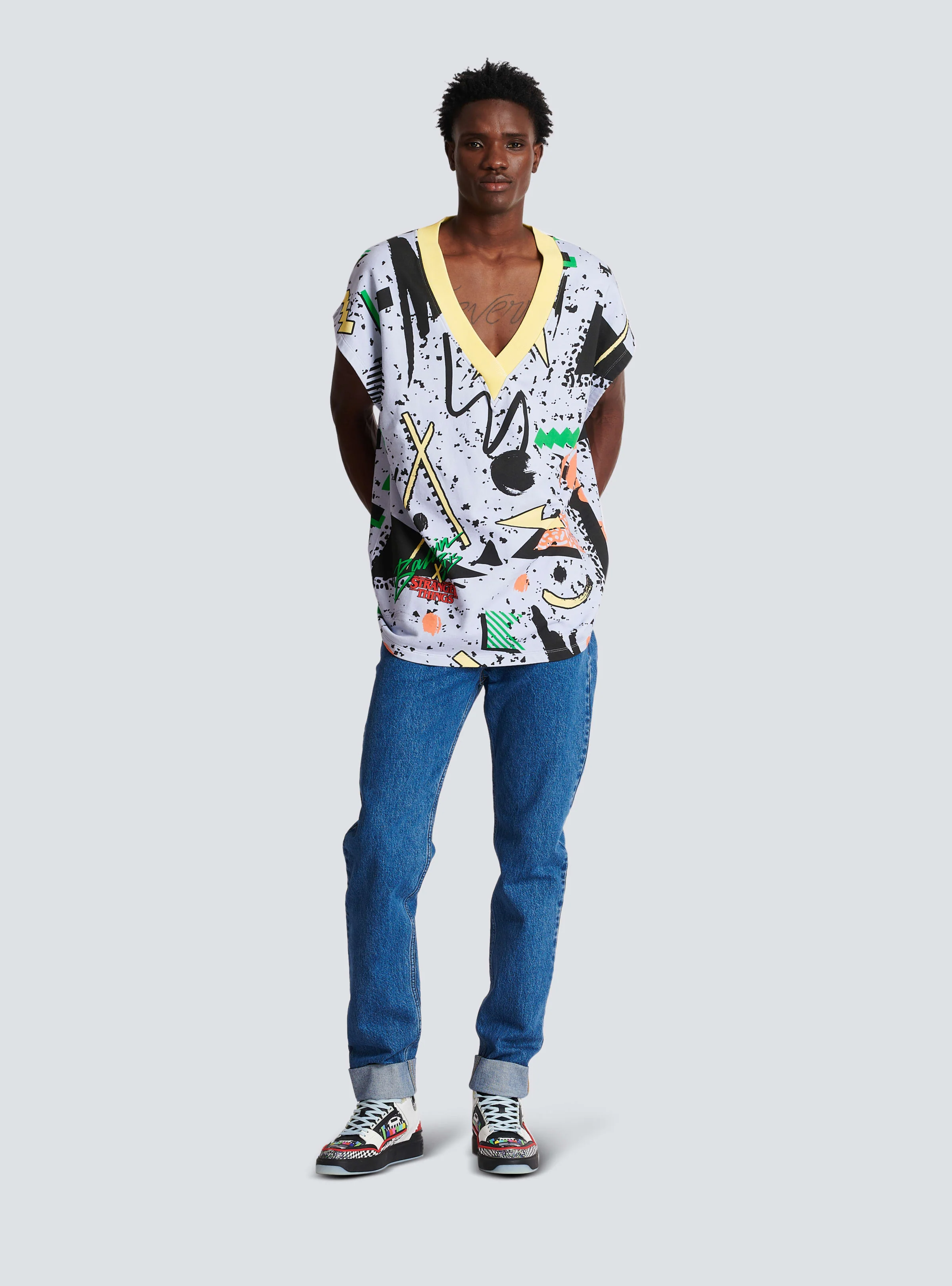 BALMAIN MEN'S HIGH WASTED JEANS-5754 NWT - Image 2