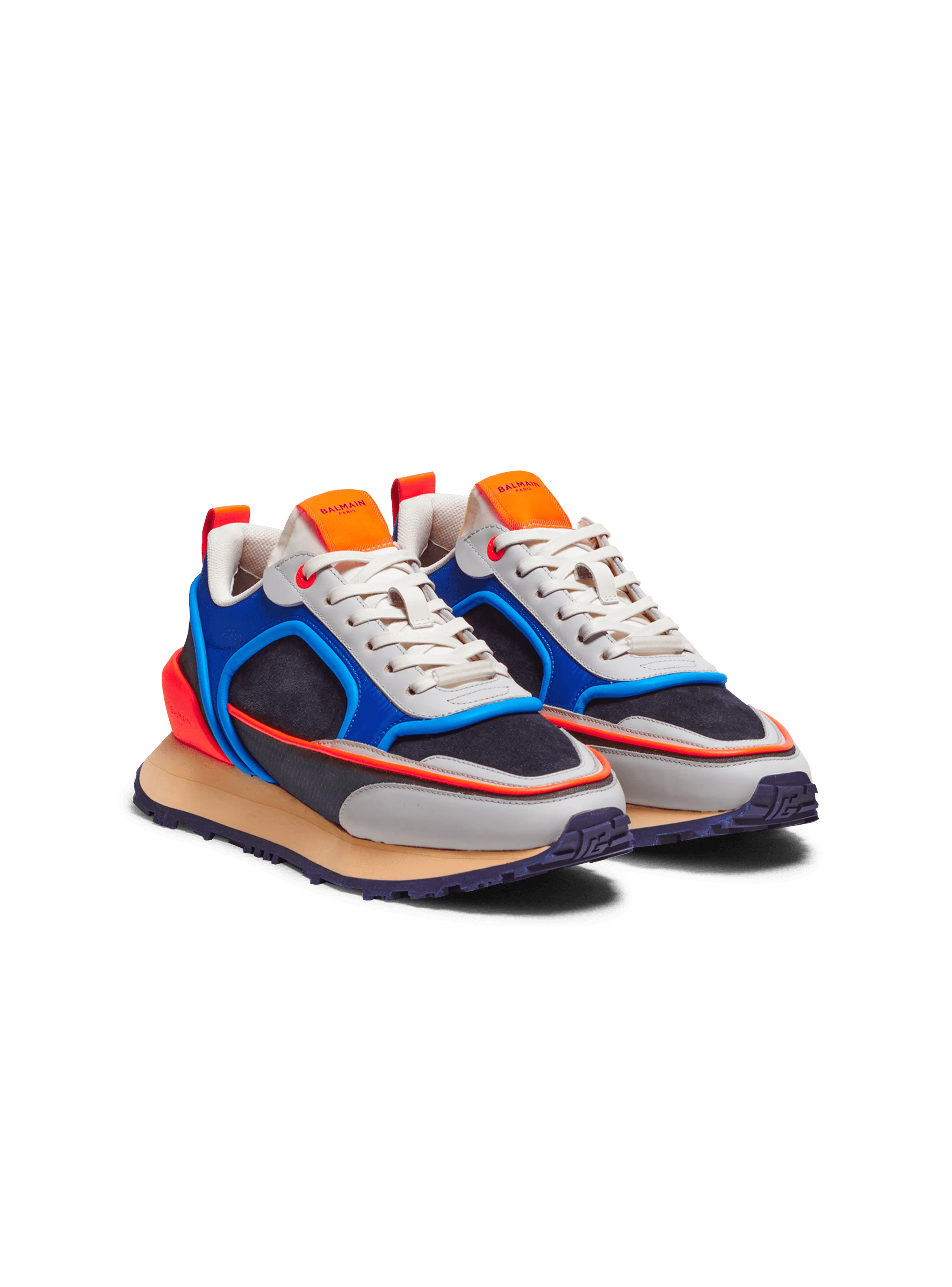 BALMAIN MEN'S RACER-SUEDE,NYLON&MESH NWT - Image 2