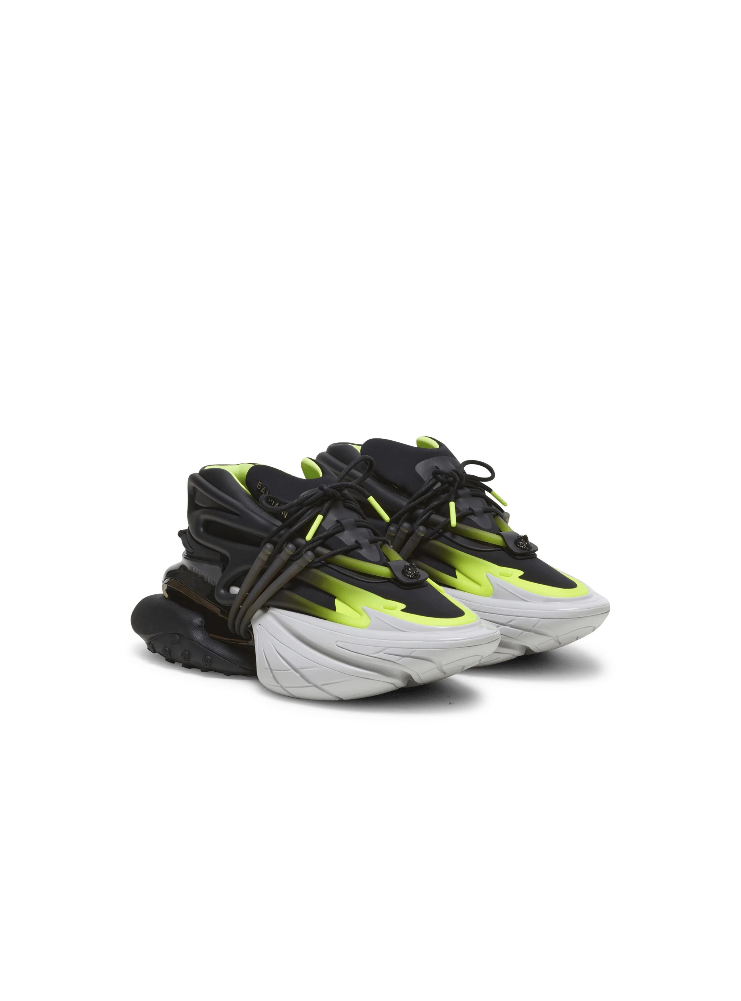 BALMAIN MEN'S UNICORN-NEOPRENE&CALFSKIN NWT - Image 3