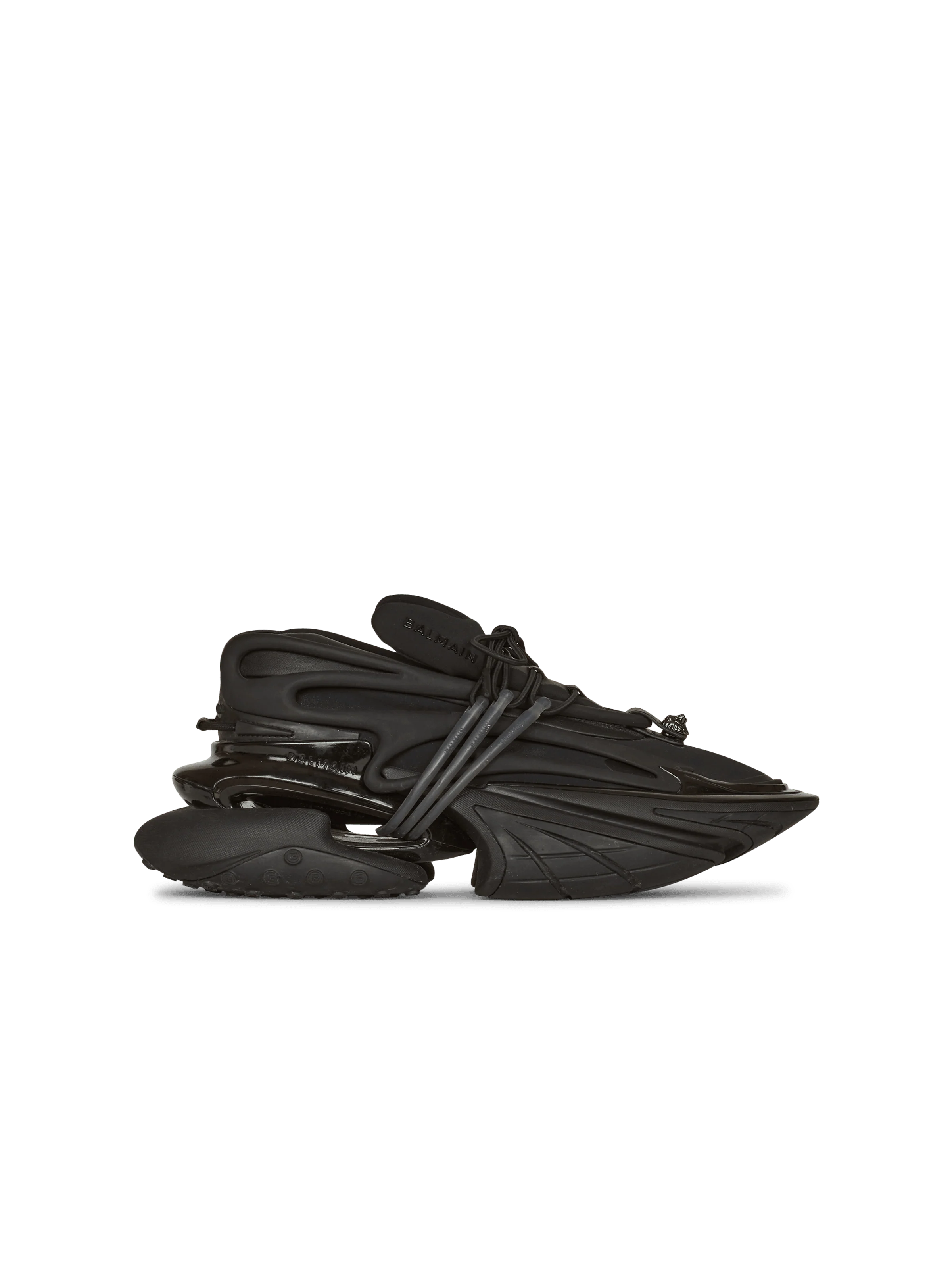 BALMAIN MEN'S UNICORN-NEOPRENE&CALFSKIN NWT