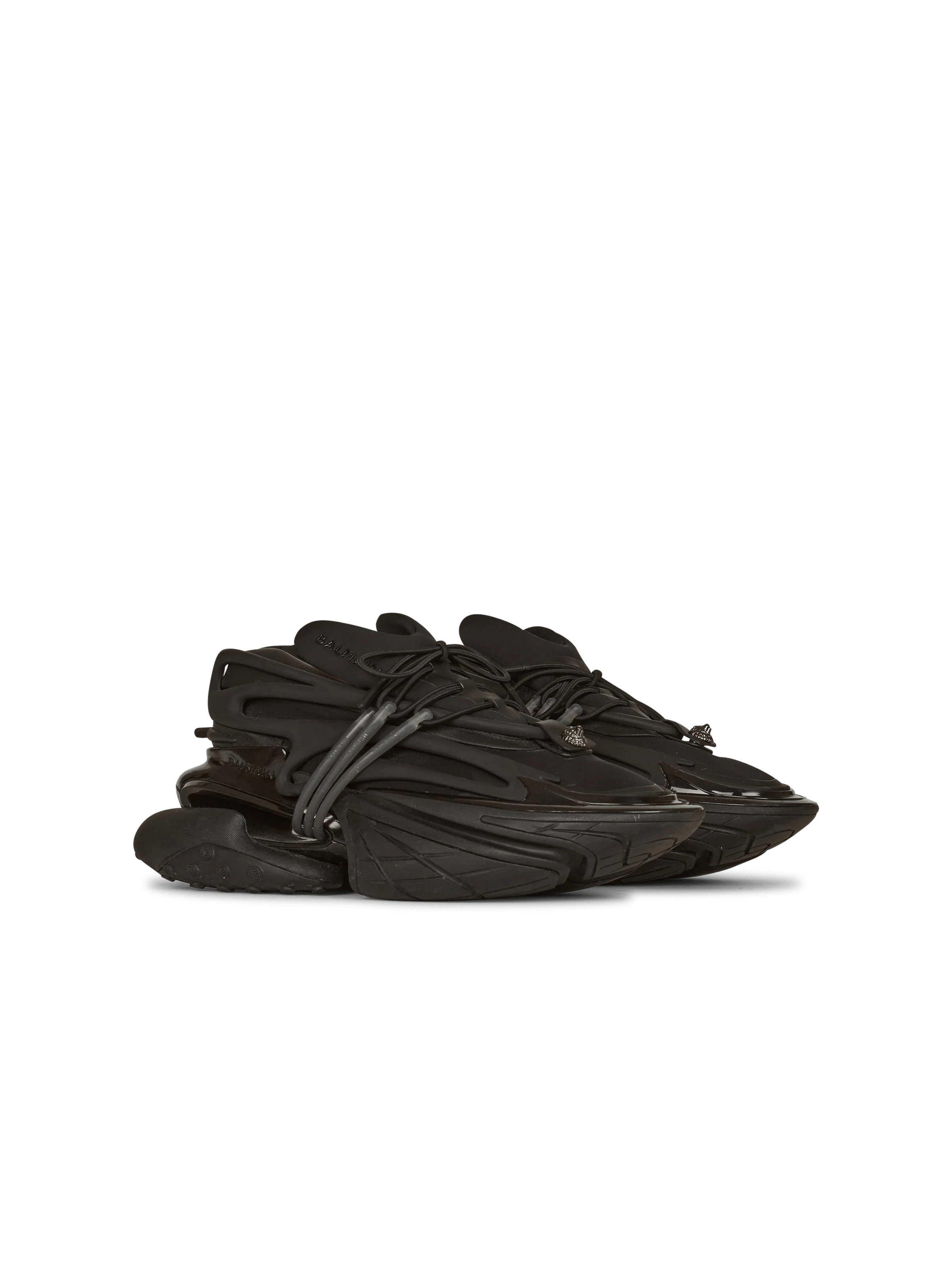 BALMAIN MEN'S UNICORN-NEOPRENE&CALFSKIN NWT - Image 2