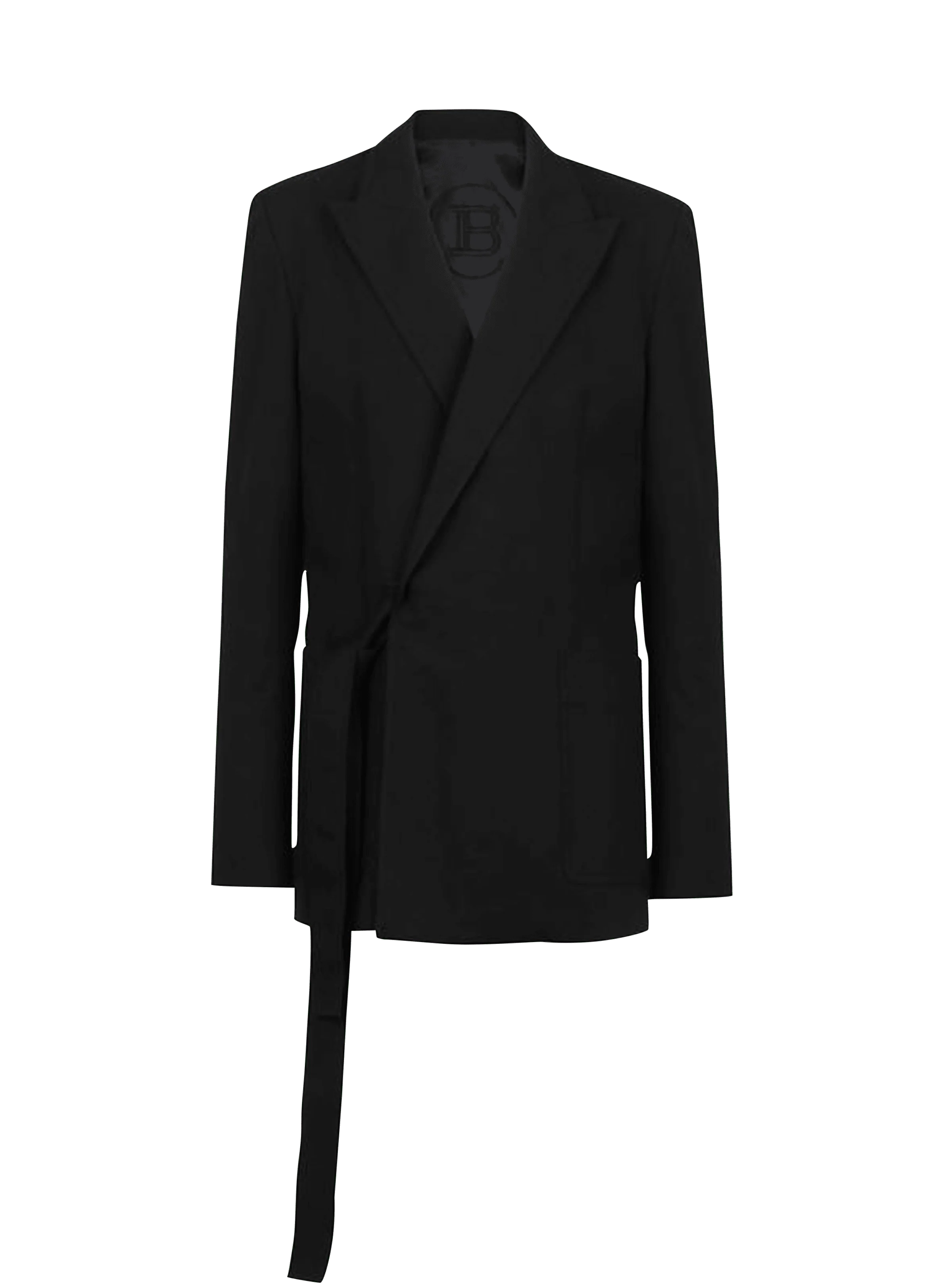 BALMAIN MEN'S WRAP TIED COTTON JACKET NWT