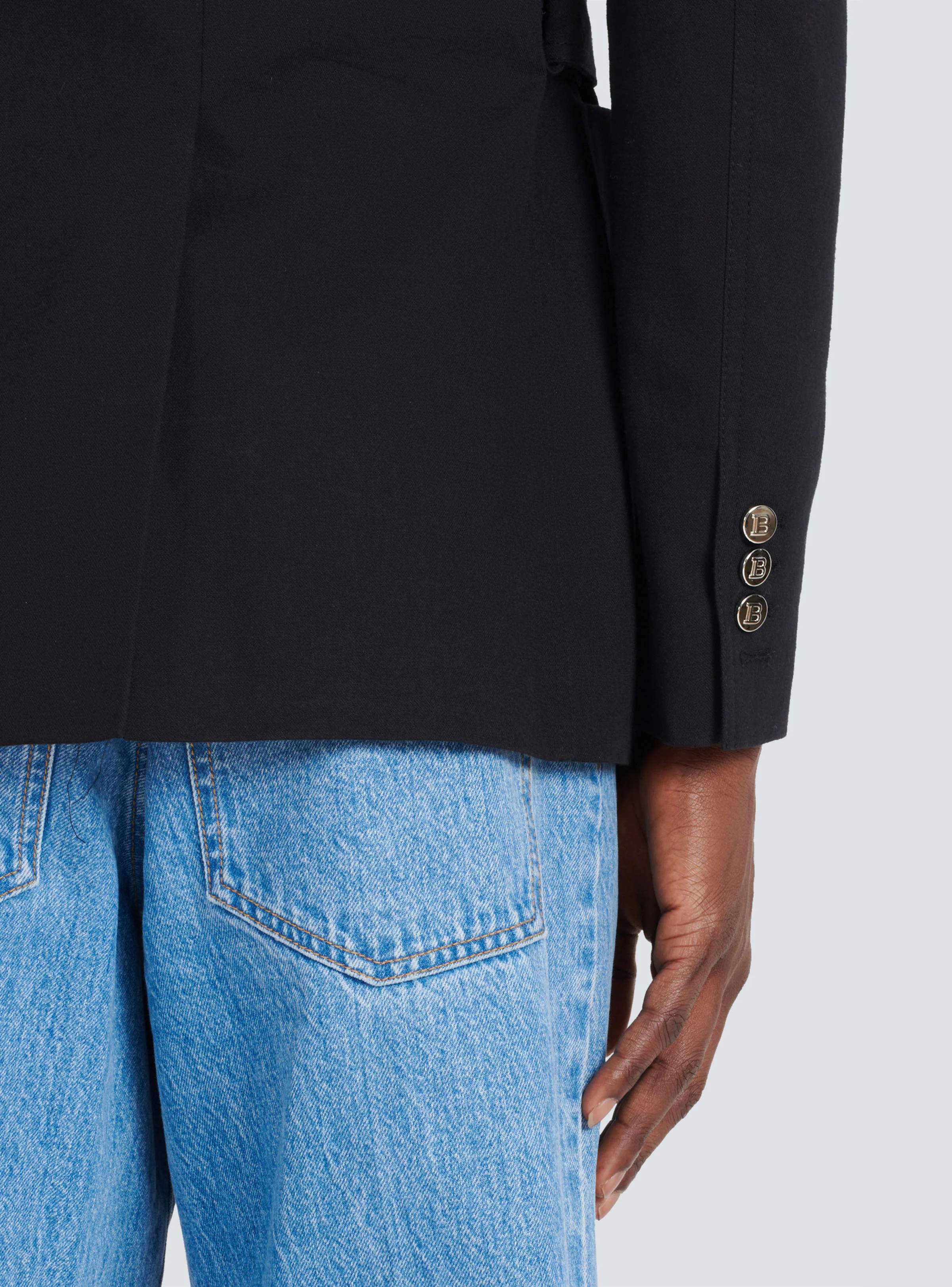 BALMAIN MEN'S WRAP TIED COTTON JACKET NWT - Image 6
