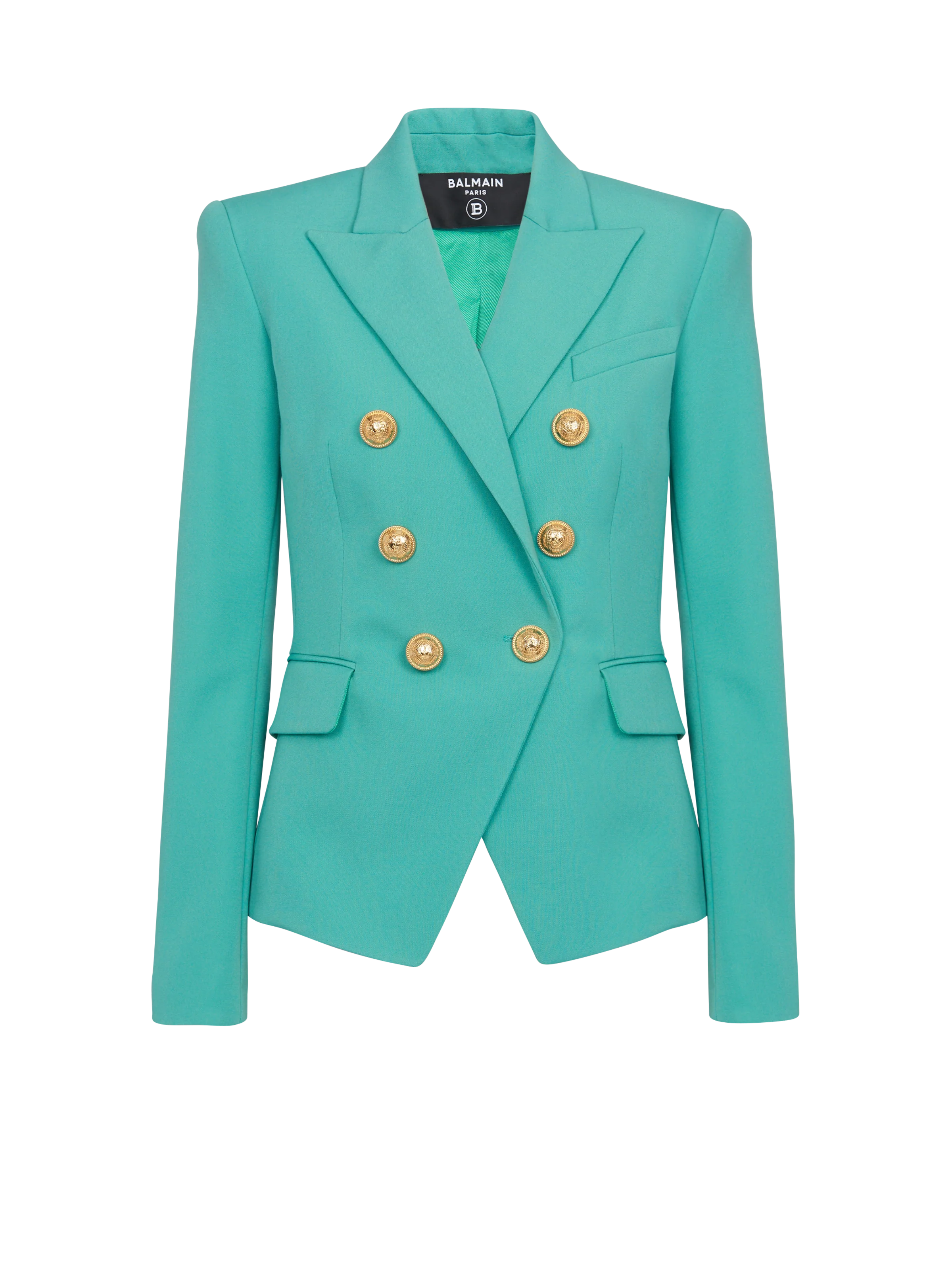 BALMAIN WOMEN'S 6 BTN GRAIN DE POUDRE JACKET NWT