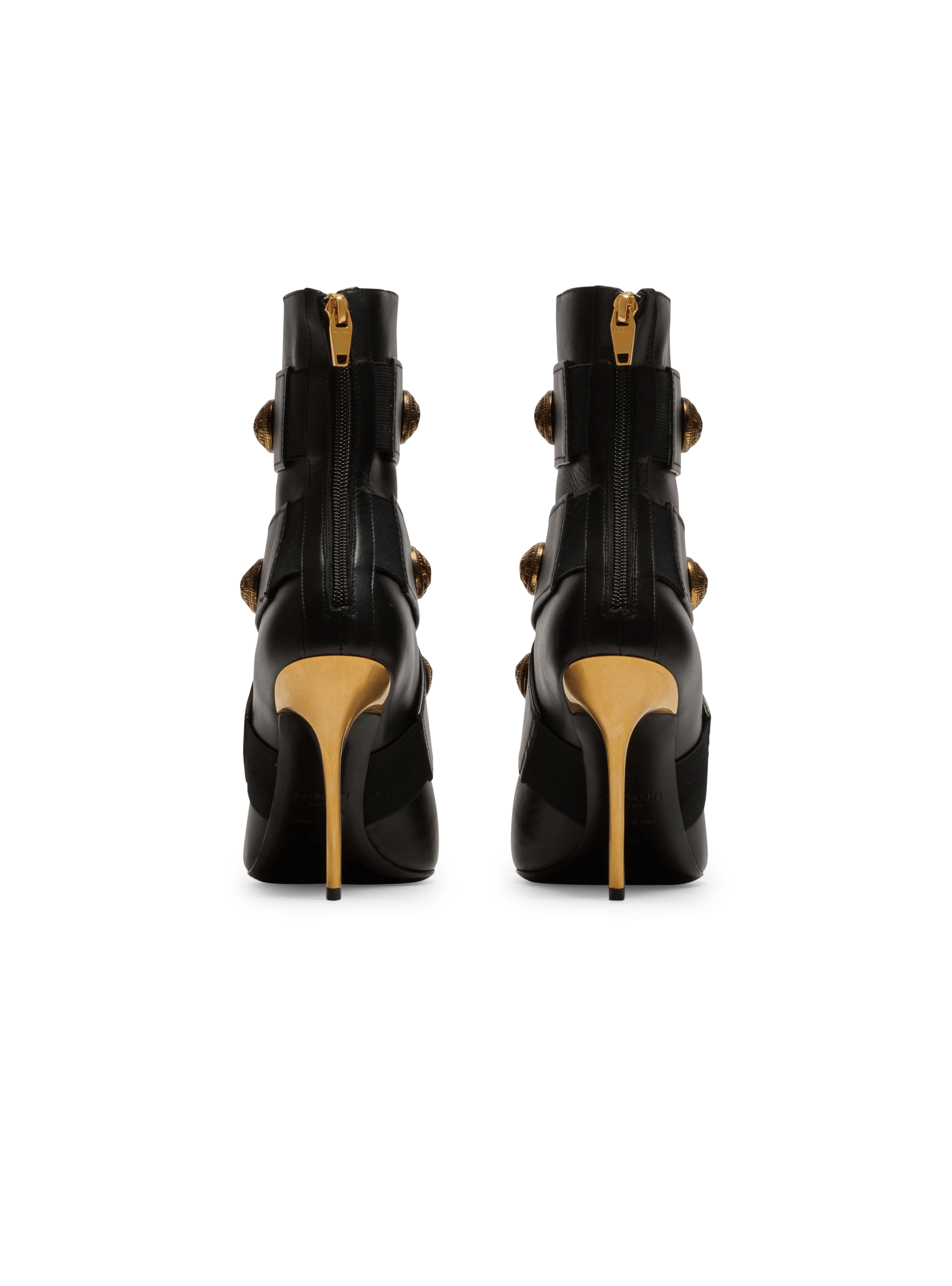 BALMAIN WOMEN'S ANKLE BOOT ALMA-CALFSKIN NWT - Image 4