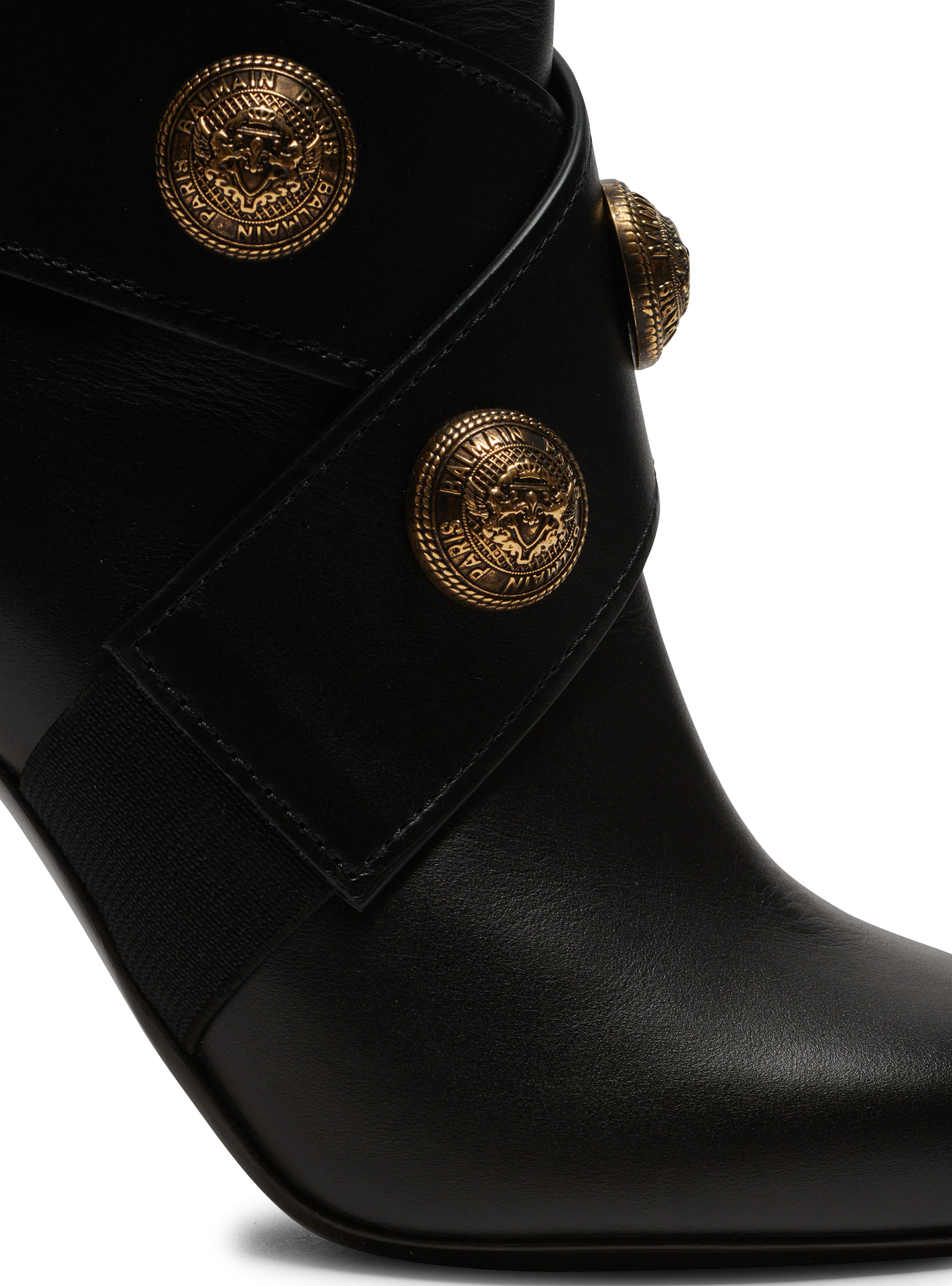 BALMAIN WOMEN'S ANKLE BOOT ALMA-CALFSKIN NWT - Image 5