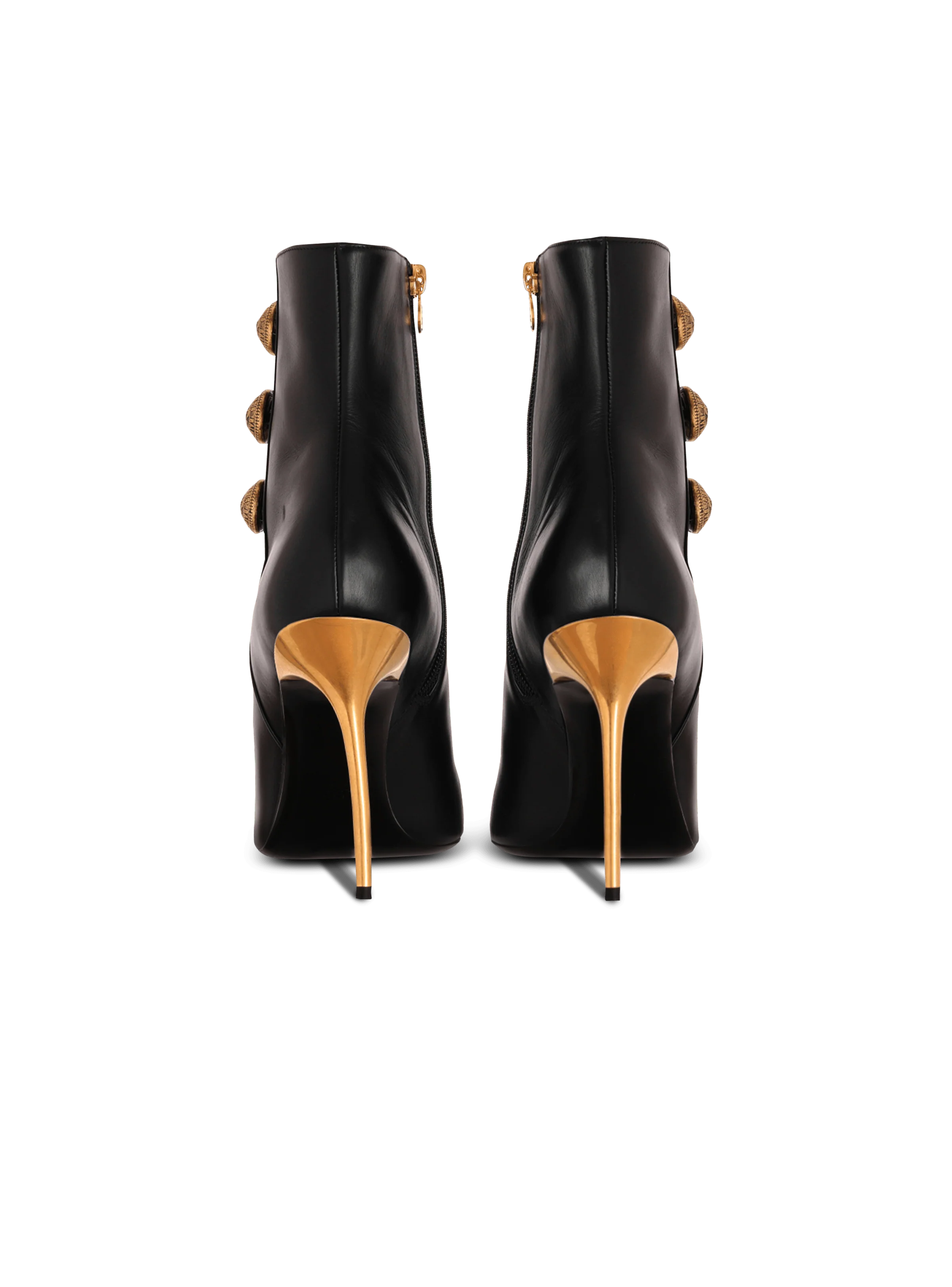 BALMAIN WOMEN'S ANKLE BOOT RONI-CALFSKIN NWT - Image 3