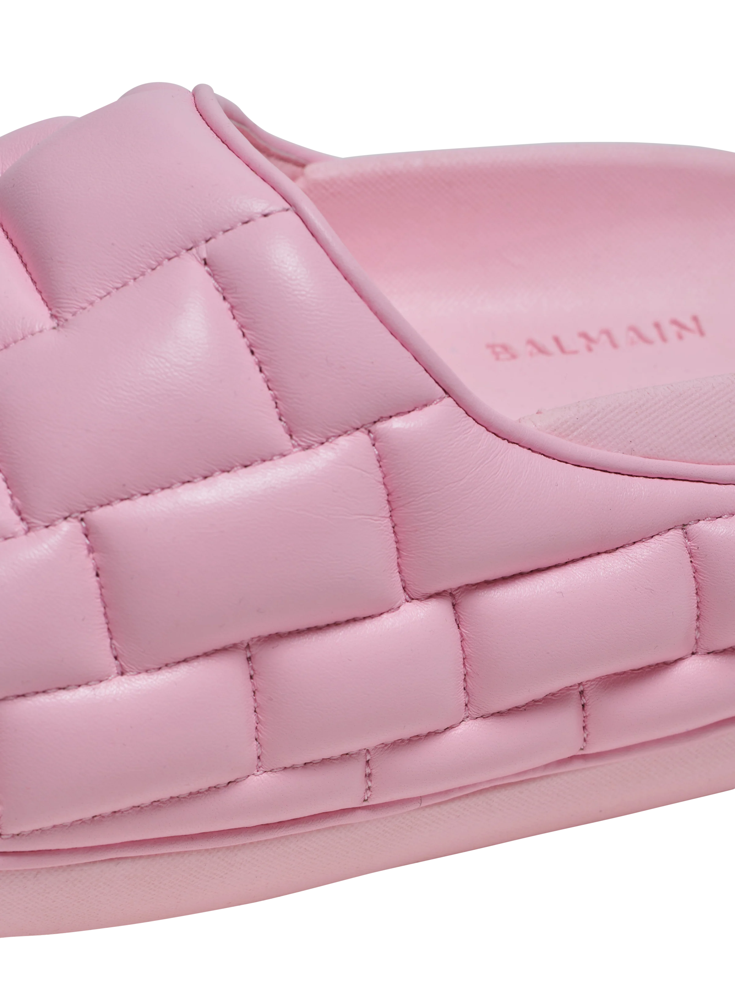 BALMAIN WOMEN'S B-IT-QUILTED LAMBSKIN NWT - Image 6
