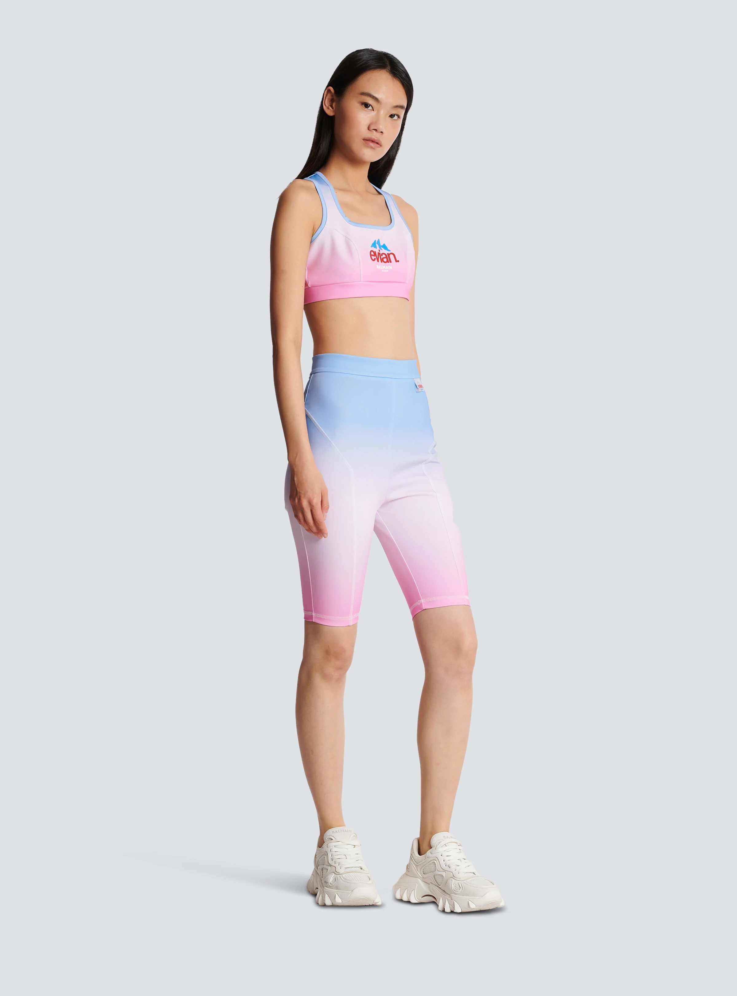 BALMAIN WOMEN'S BALMAIN X EVIAN LYCRA BERMUDA NWT - Image 3