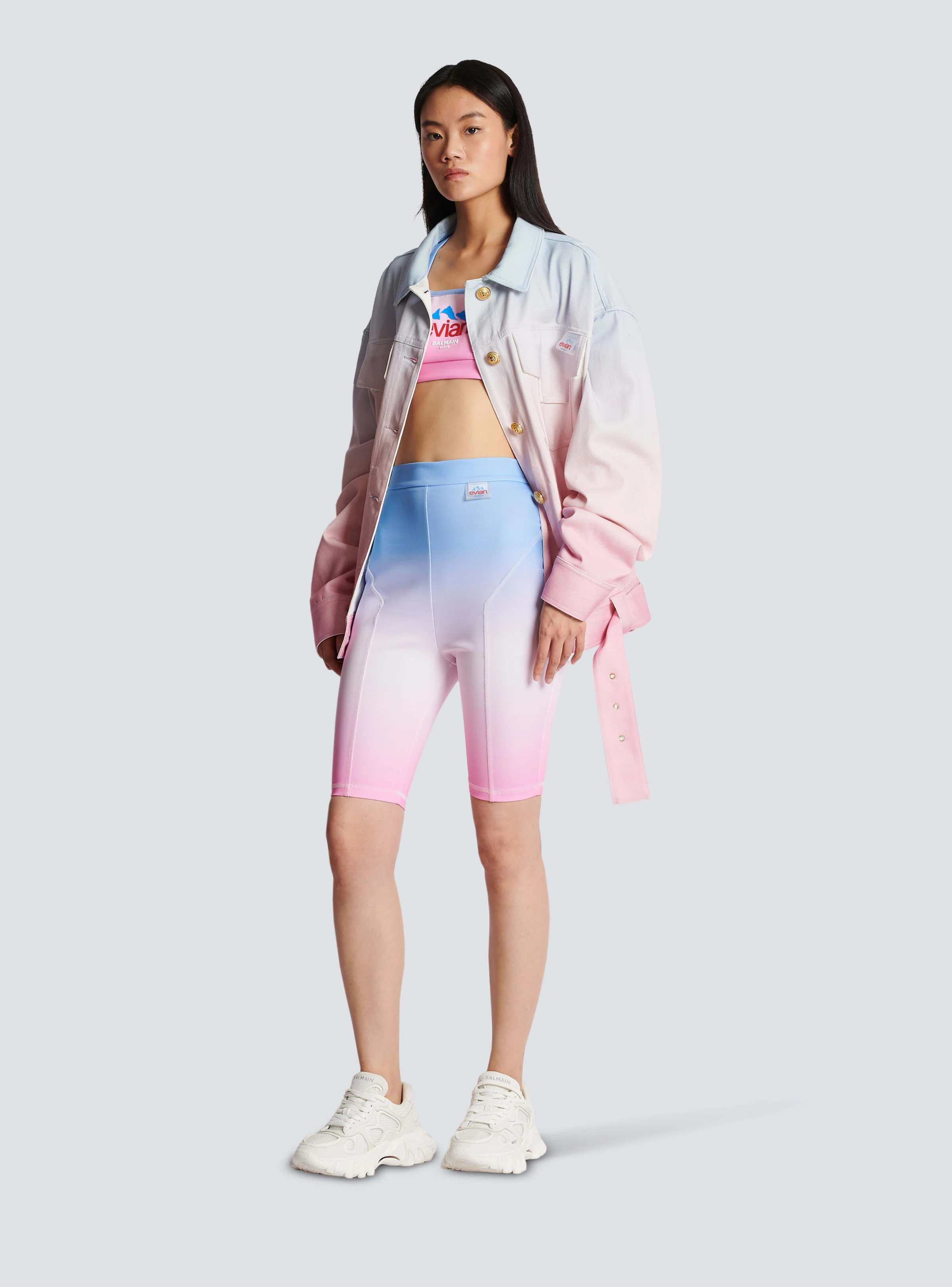 BALMAIN WOMEN'S BALMAIN X EVIAN LYCRA BRA NWT - Image 2
