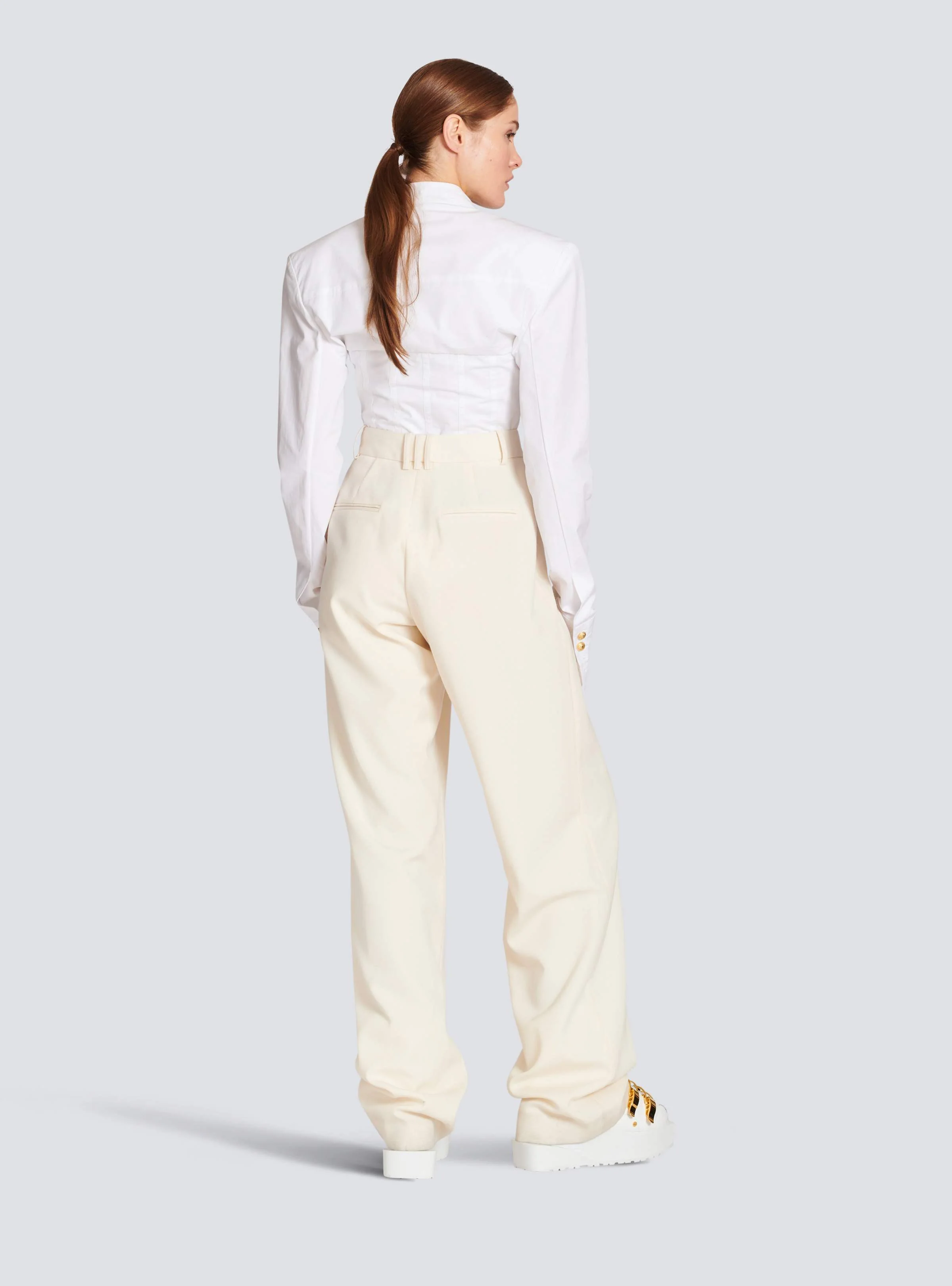 BALMAIN WOMEN'S GDP WIDE LEG PANTS NWT - Image 3