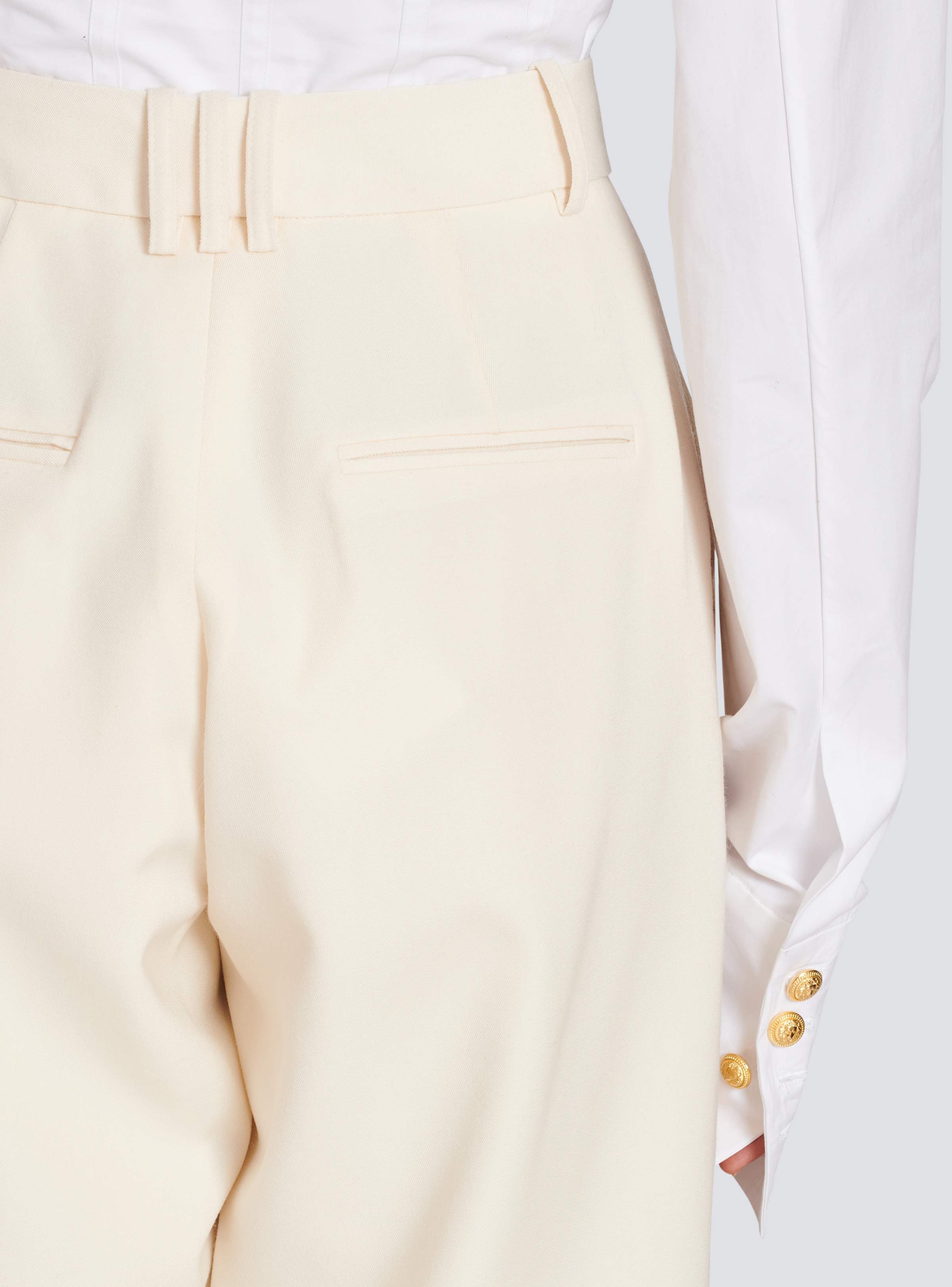 BALMAIN WOMEN'S GDP WIDE LEG PANTS NWT - Image 5