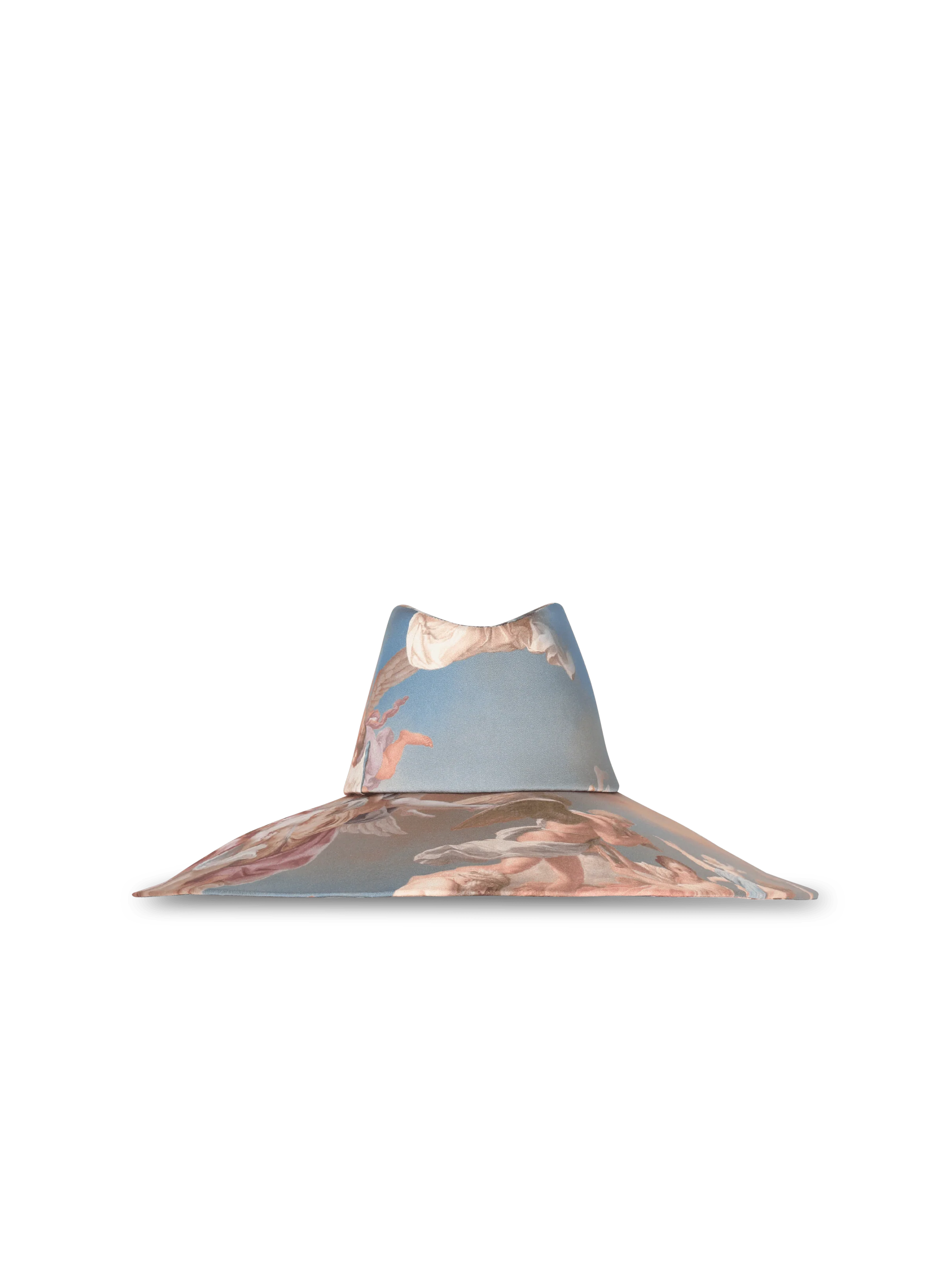 BALMAIN WOMEN'S SKY PRINTED HAT NWT